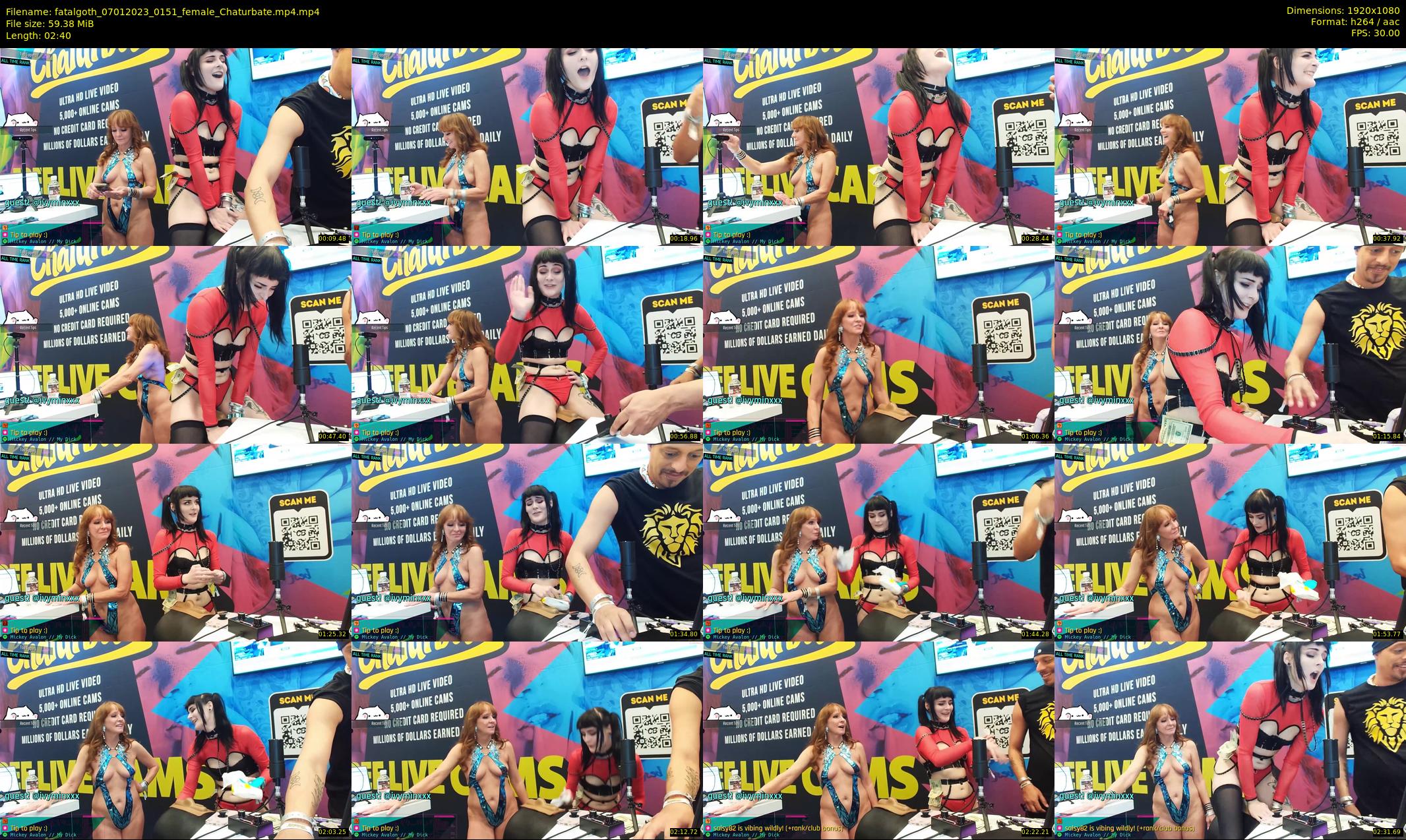 fatalgoth — 3 minute Chaturbate couple cam show recording, 1080p, Jan 7, 2023