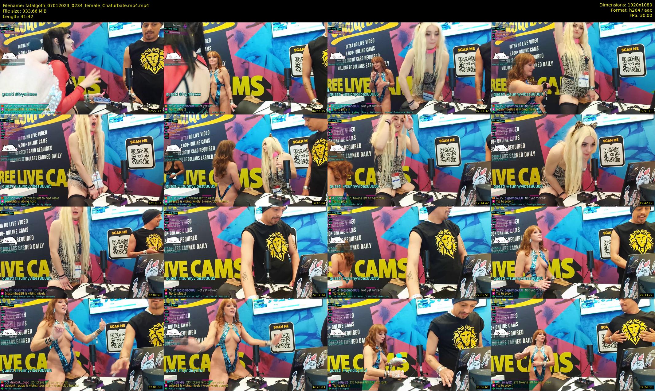 fatalgoth — 42 minute Chaturbate couple cam show recording, 1080p, Jan 7, 2023