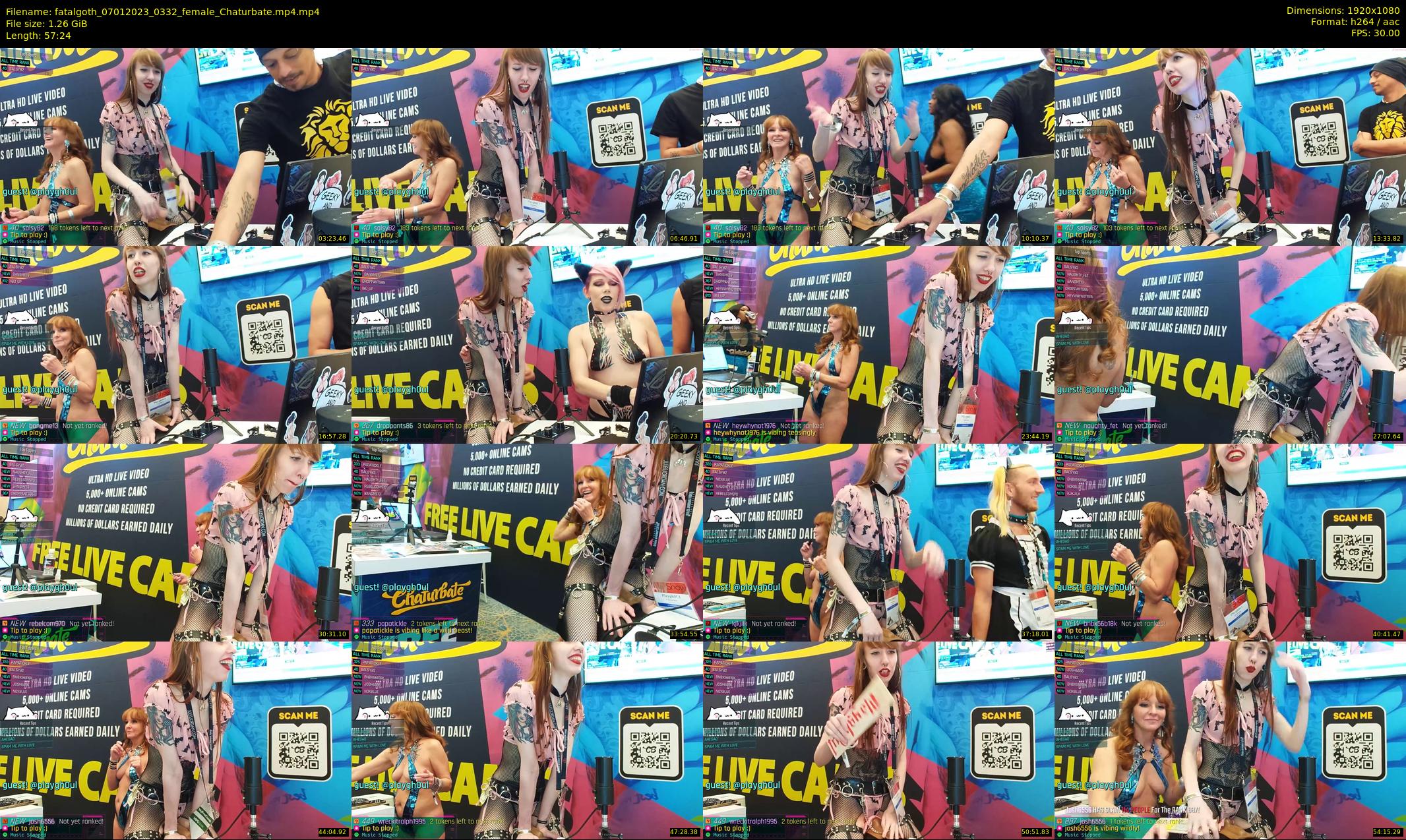 fatalgoth — 58 minute Chaturbate couple cam show recording, 1080p, Jan 7, 2023