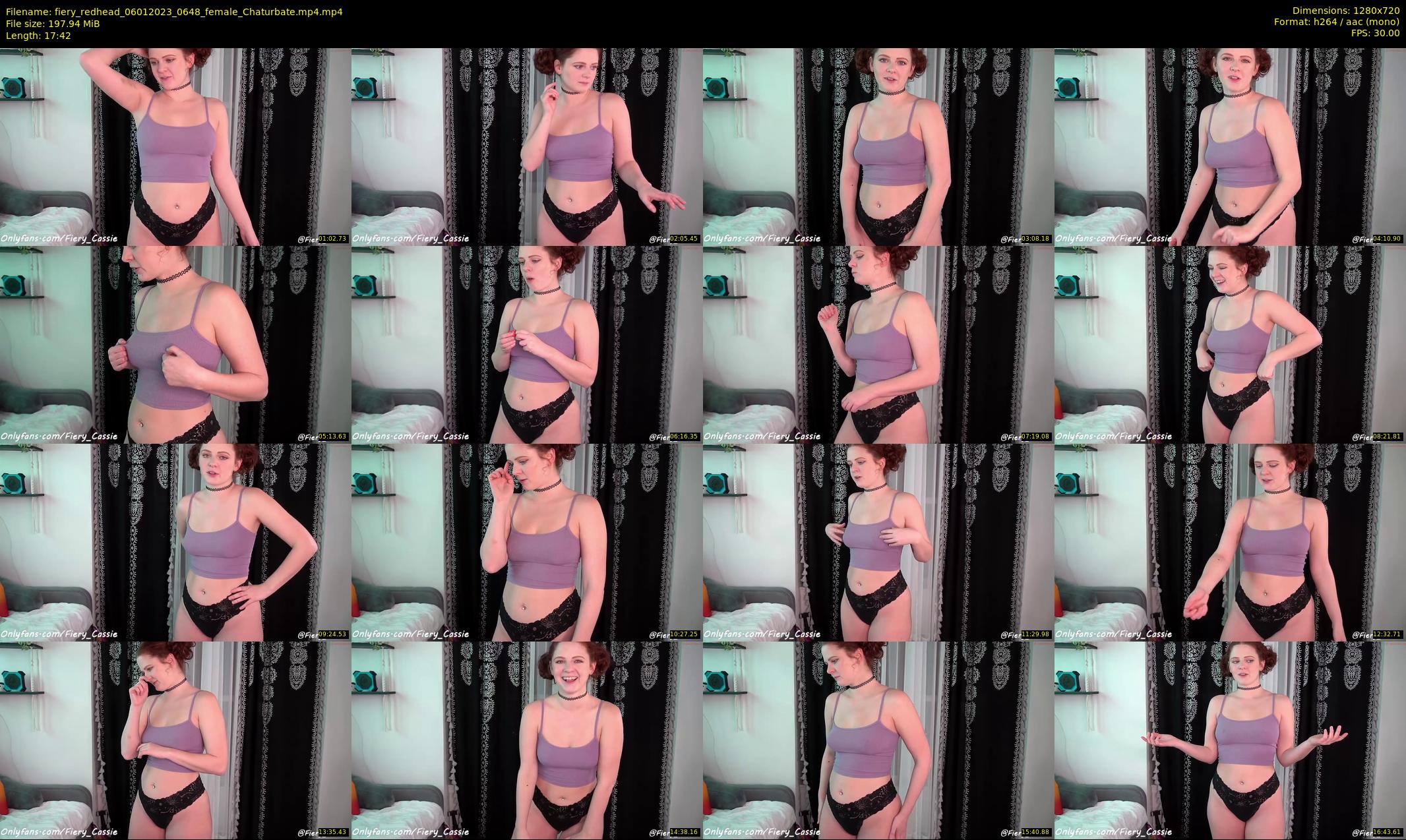 fiery_redhead — 18 minute Chaturbate female cam show recording, 720p, Jan 6, 2023