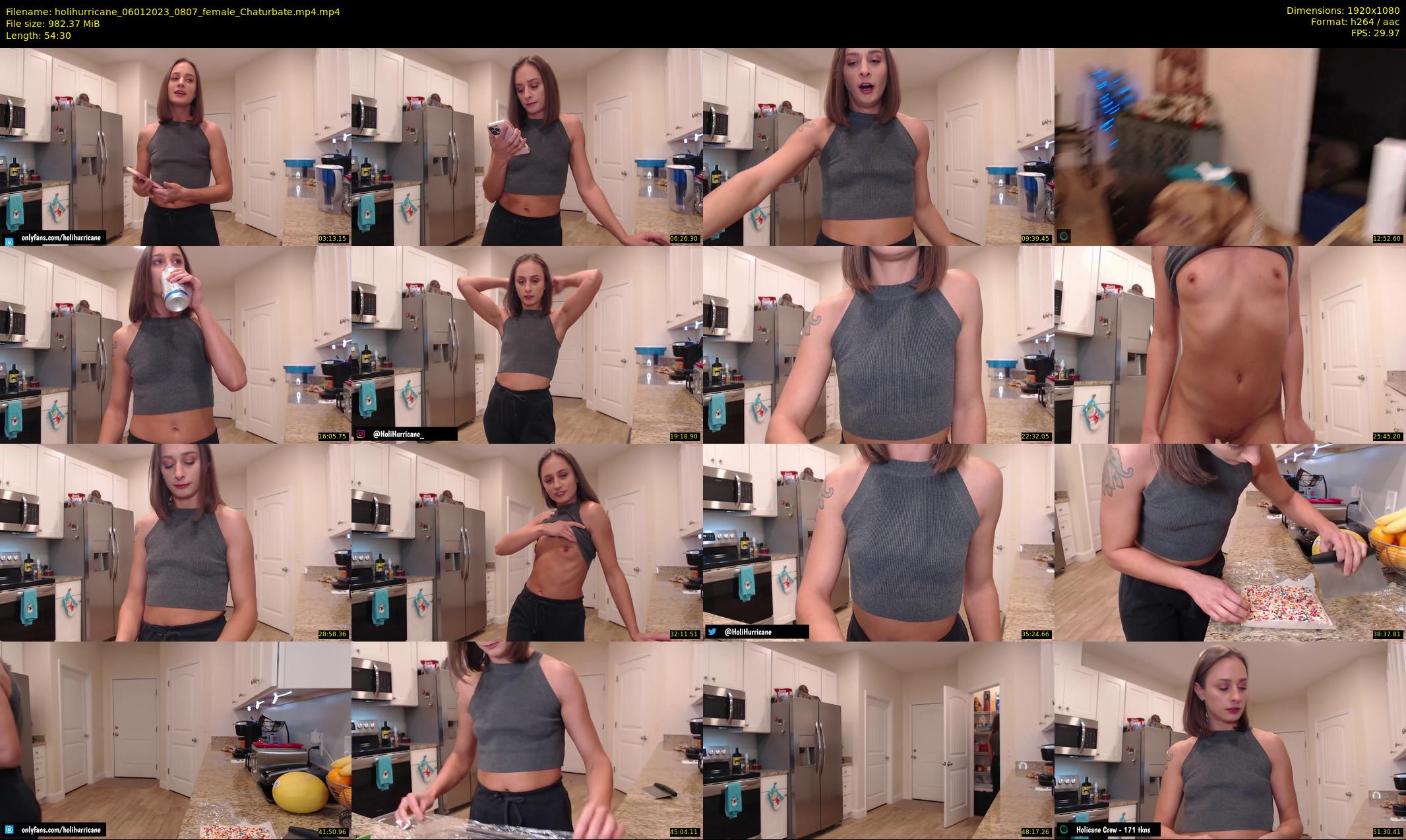 holihurricane — 55 minute Chaturbate female cam show recording, 1080p, Jan 6, 2023