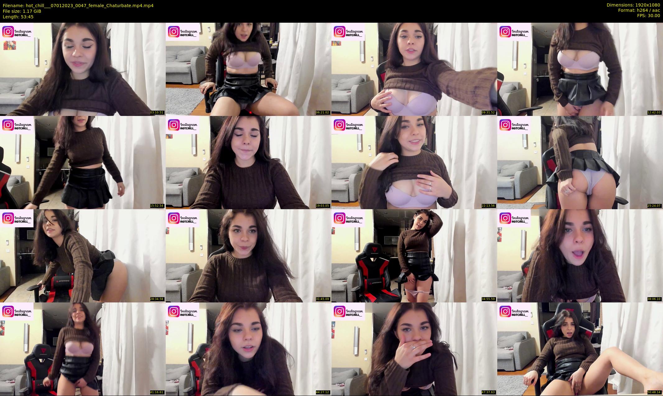 hot_chill__ — 54 minute Chaturbate female cam show recording, 1080p, Jan 7, 2023