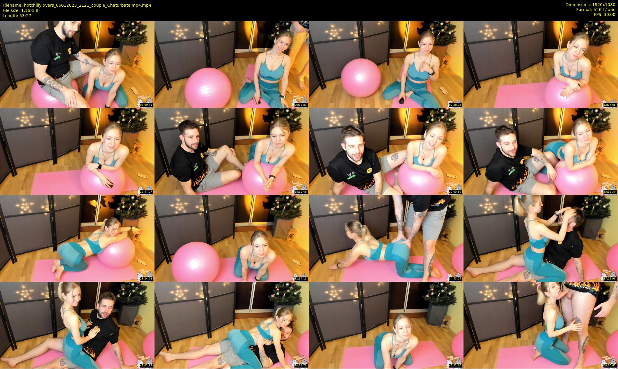 hotchillylovers — 54 minute Chaturbate couple cam show recording, 1080p, Jan 6, 2023