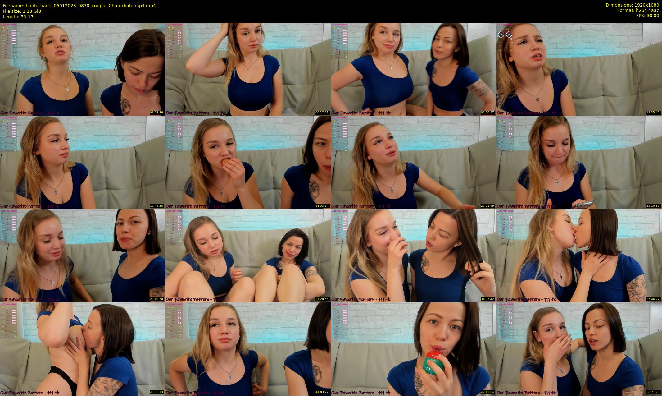 huntertiana — 54 minute Chaturbate female cam show recording, 1080p, Jan 6, 2023