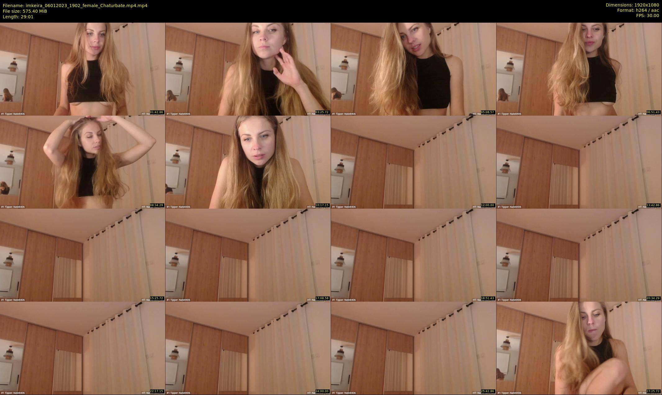 imkeira — 30 minute Chaturbate female cam show recording, 1080p, Jan 6, 2023