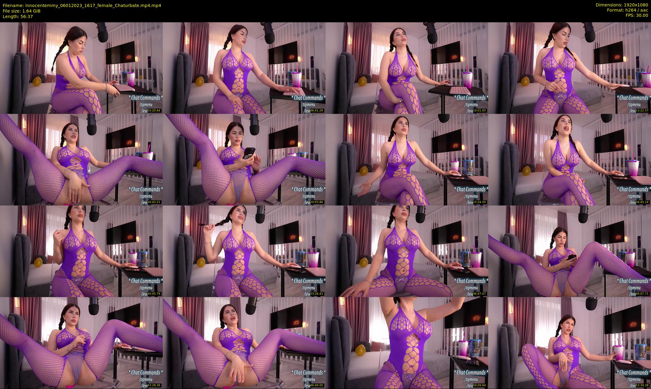 innocentemmy — 57 minute Chaturbate female cam show recording, 1080p, Jan 6, 2023