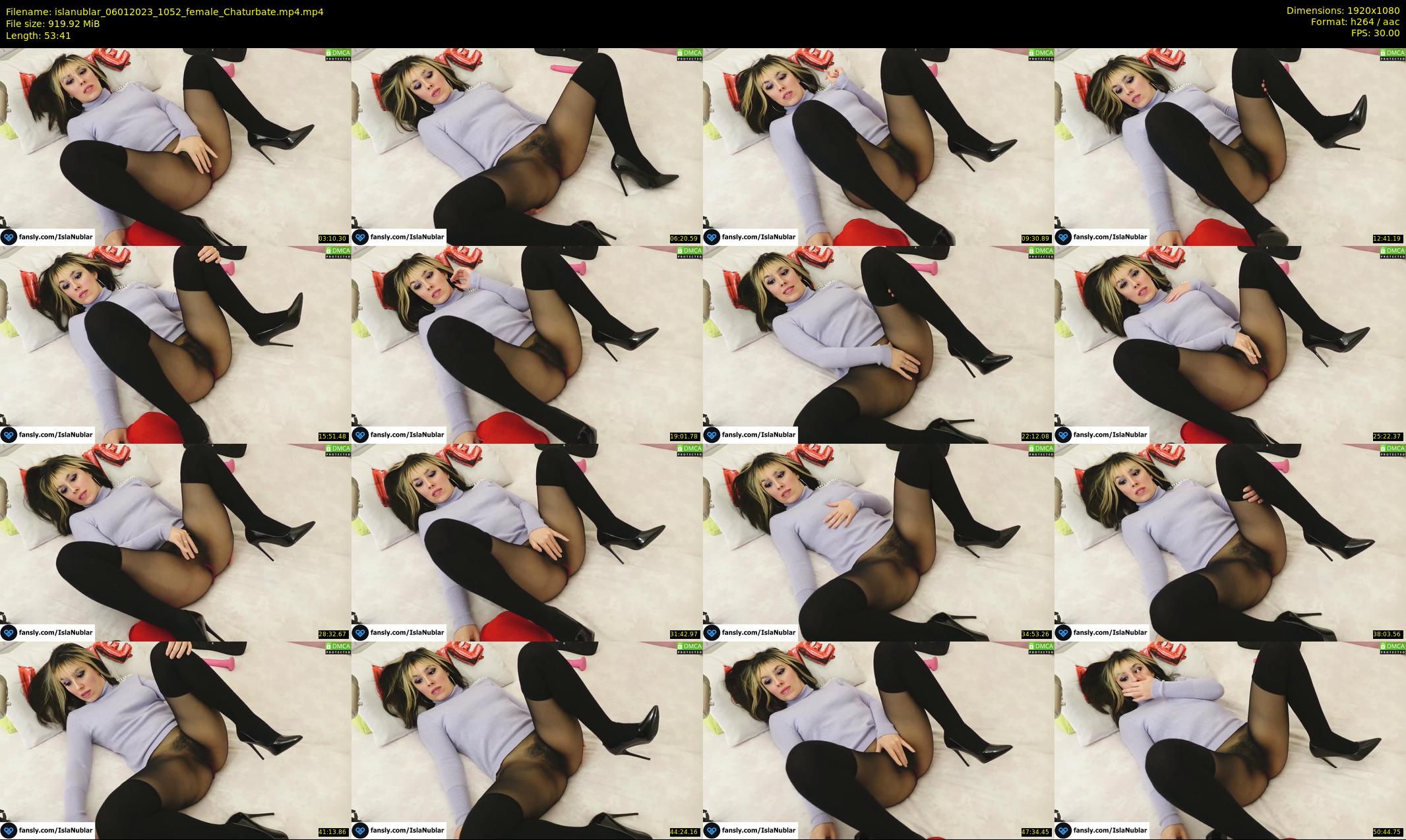 islanublar — 54 minute Chaturbate female cam show recording, 1080p, Jan 6, 2023