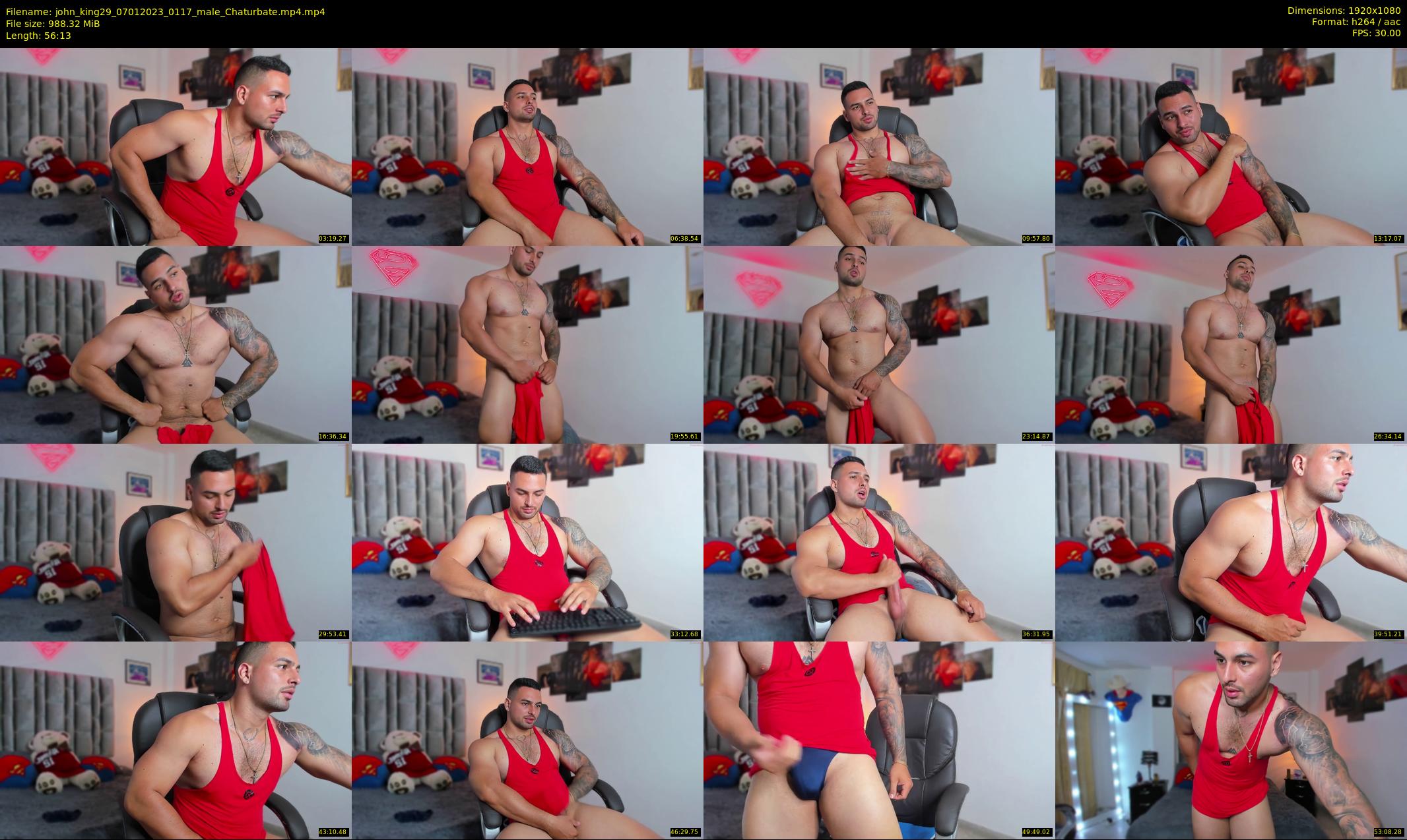 john_king29 — 57 minute Chaturbate male cam show recording, 1080p, Jan 7, 2023