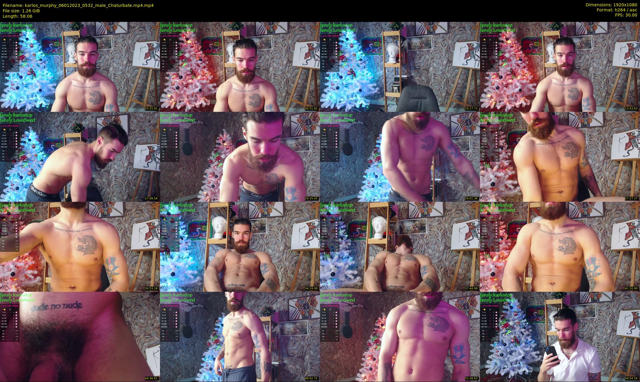 karlos_murphy — 59 minute Chaturbate male cam show recording, 1080p, Jan 6, 2023