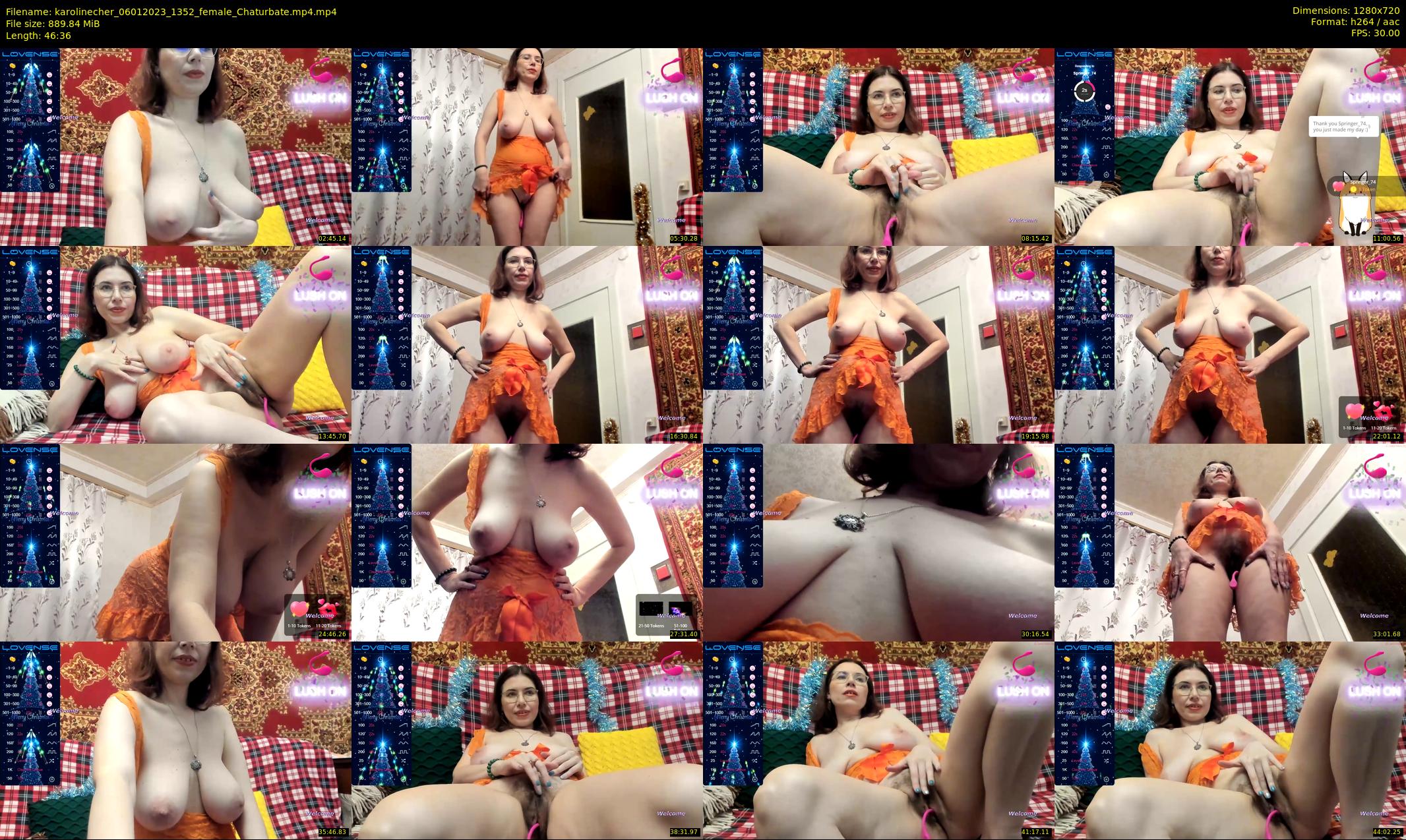 karolinecher — 47 minute Chaturbate female cam show recording, 720p, Jan 6, 2023