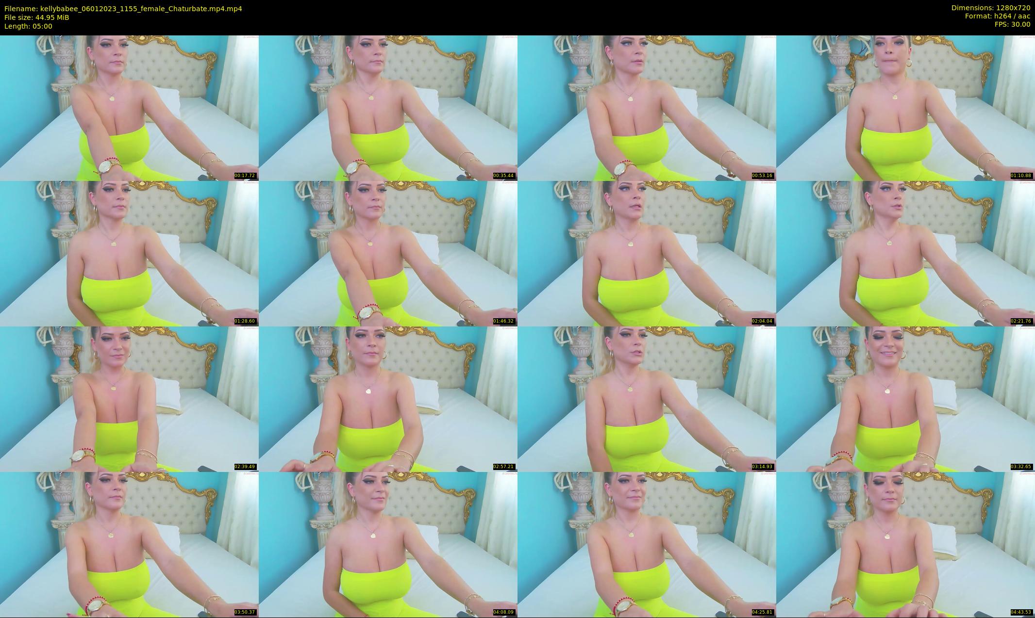 kellybabee — 5 minute Chaturbate female cam show recording, 720p, Jan 6, 2023