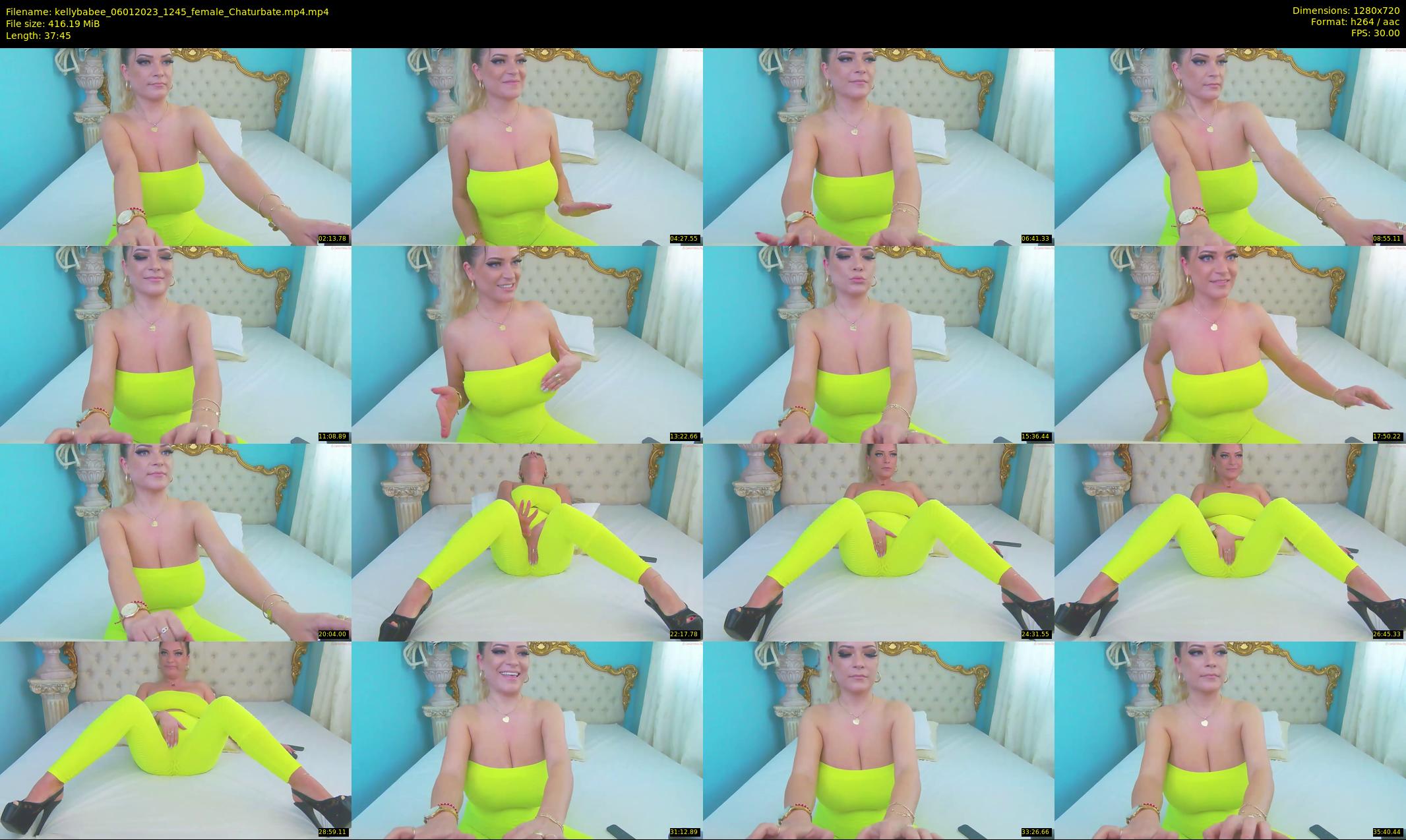 kellybabee — 38 minute Chaturbate female cam show recording, 720p, Jan 6, 2023