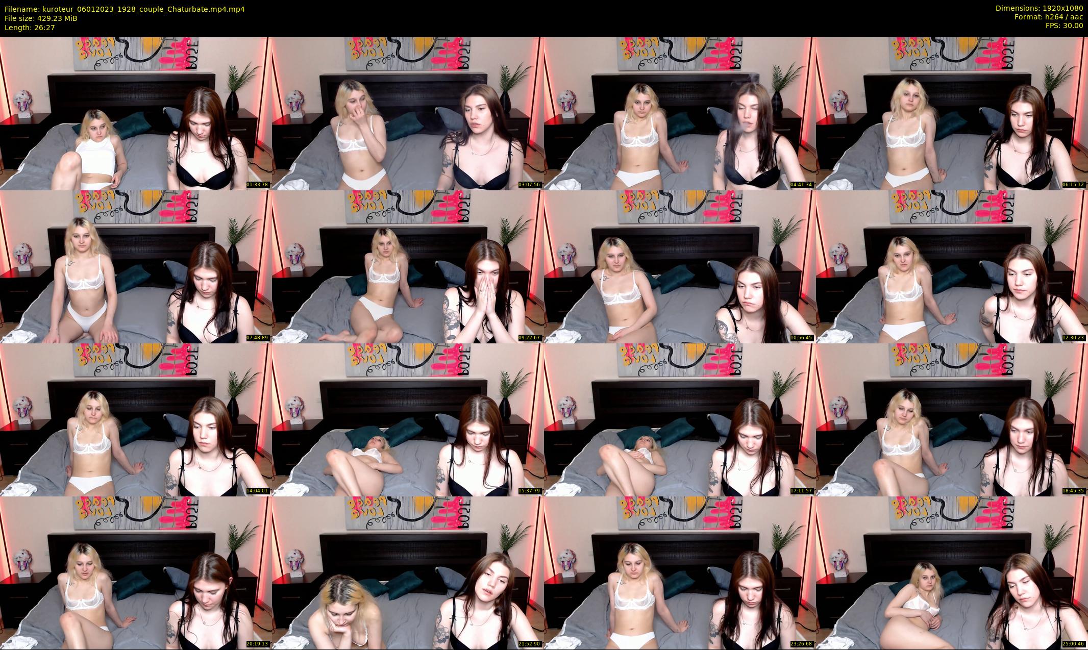 kuroteur — 27 minute Chaturbate couple cam show recording, 1080p, Jan 6, 2023