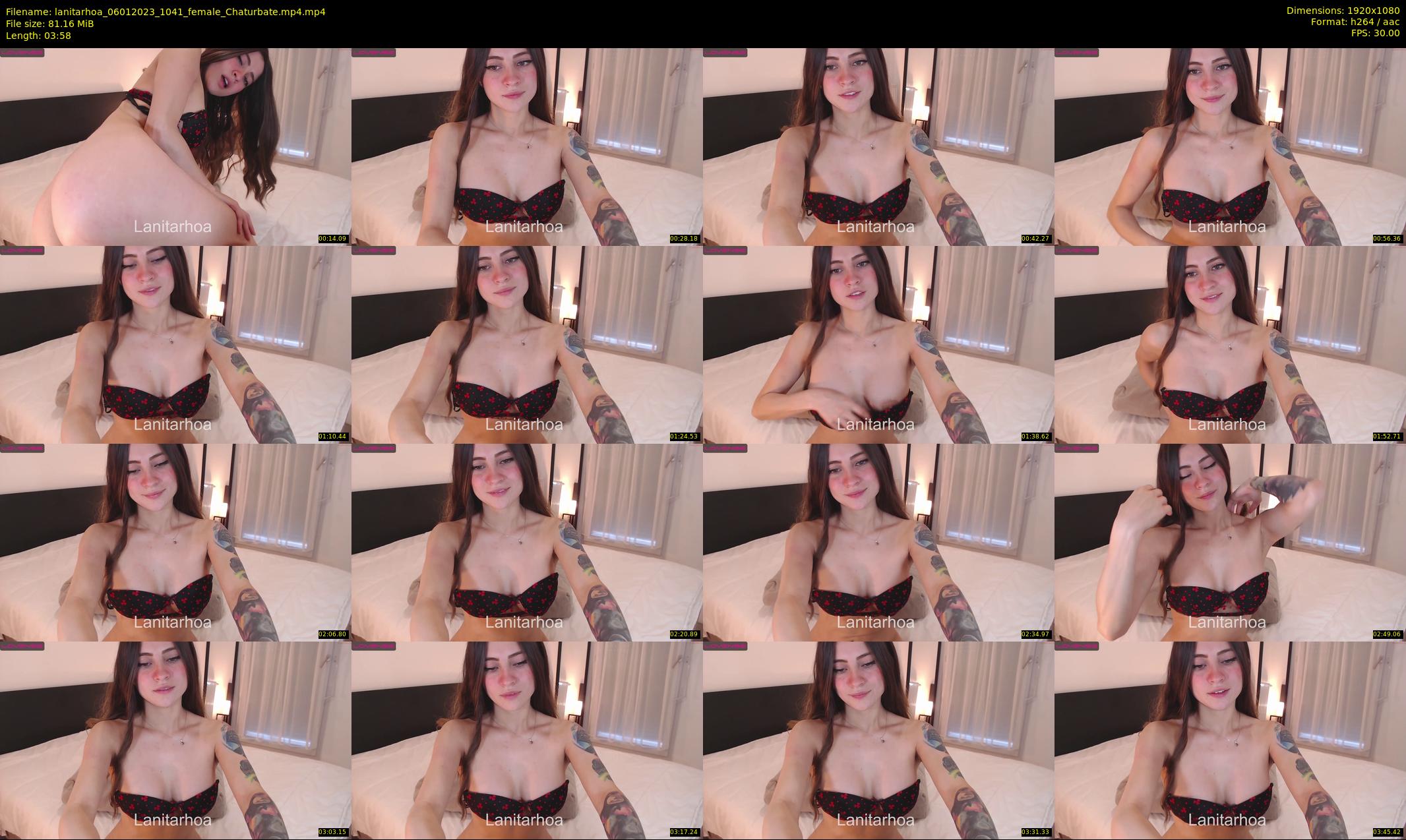 lanitarhoa — 4 minute Chaturbate female cam show recording, 1080p, Jan 6, 2023