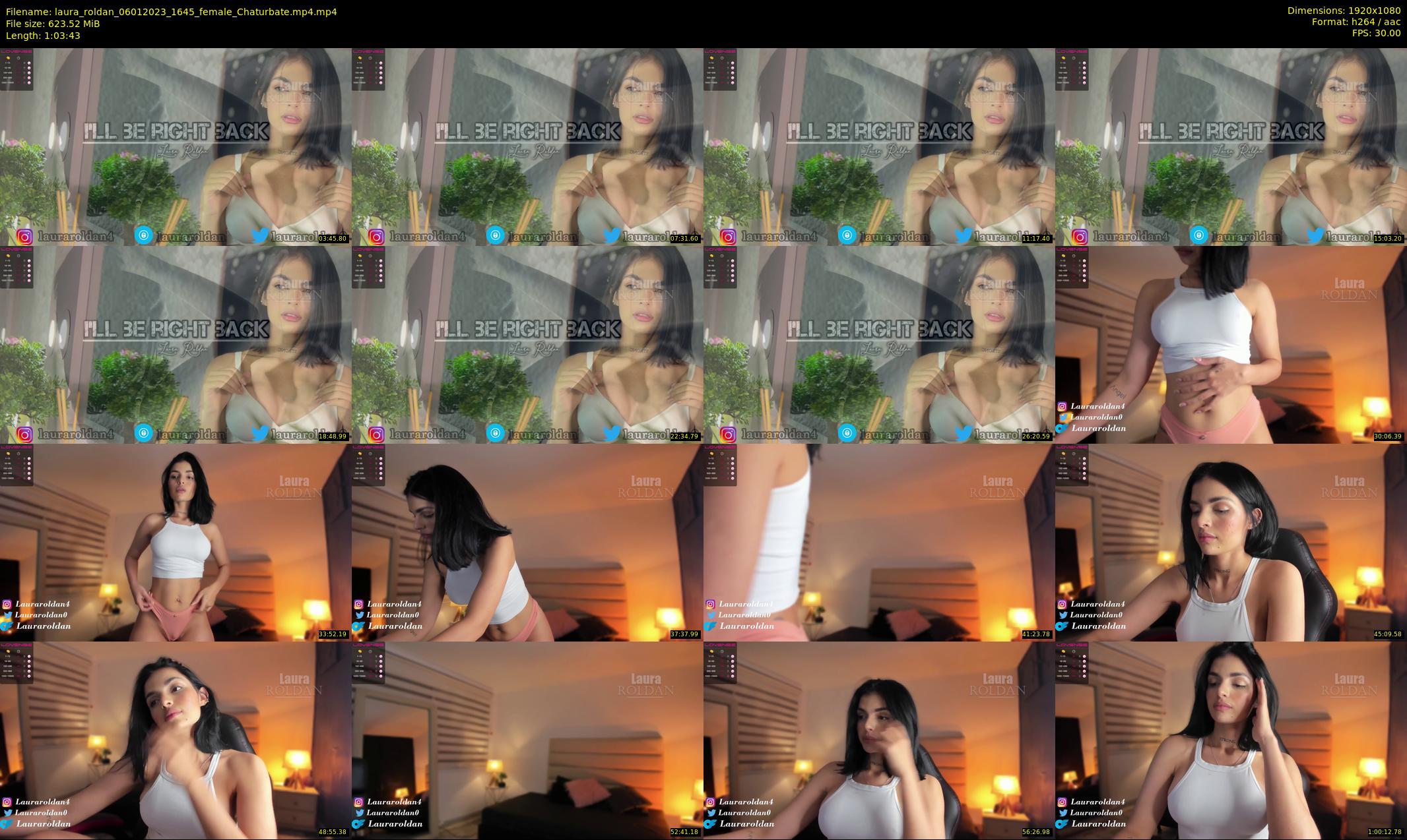 laura_roldan — 64 minute Chaturbate female cam show recording, 1080p, Jan 6, 2023