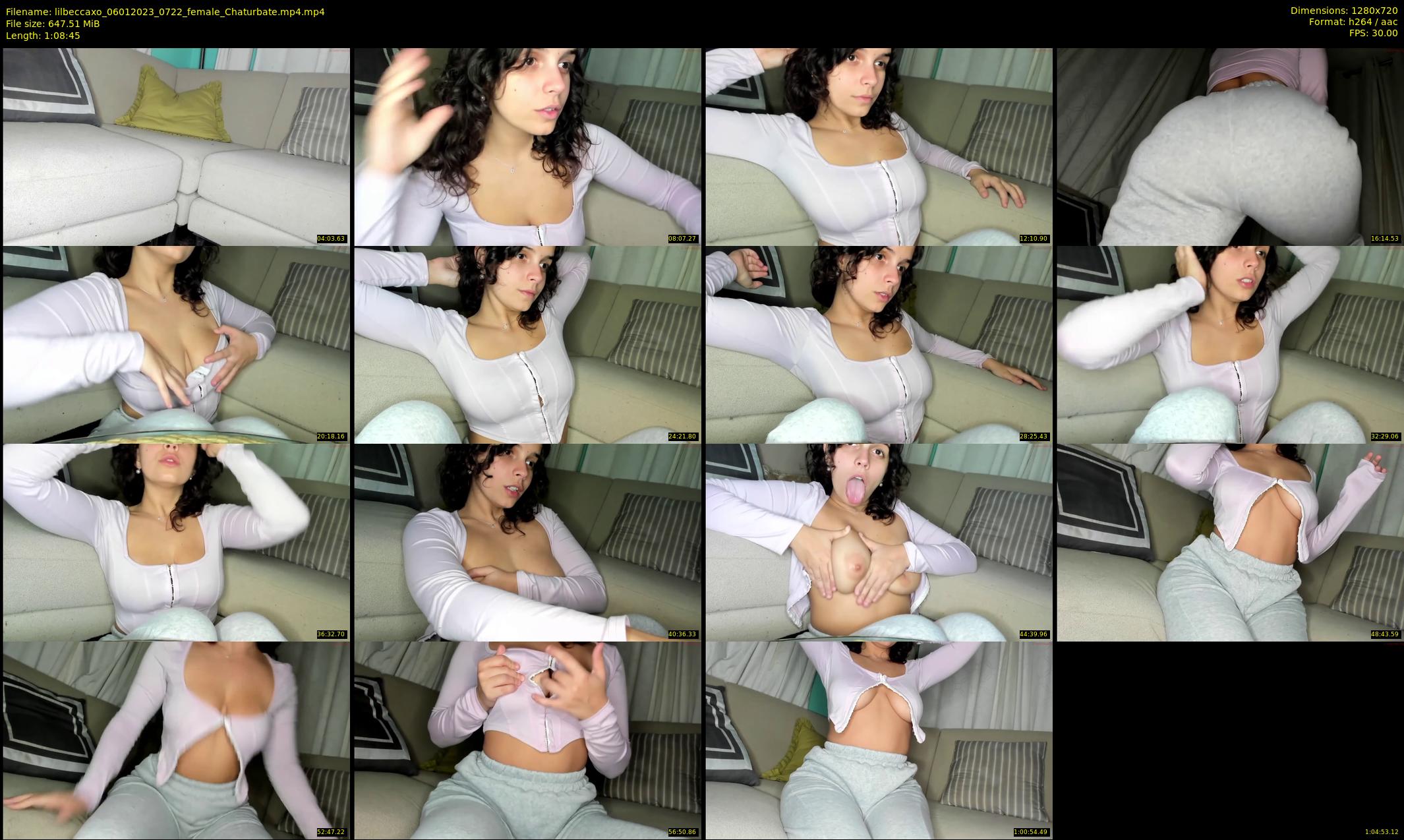 lilbeccaxo — 69 minute Chaturbate female cam show recording, 720p, Jan 6, 2023
