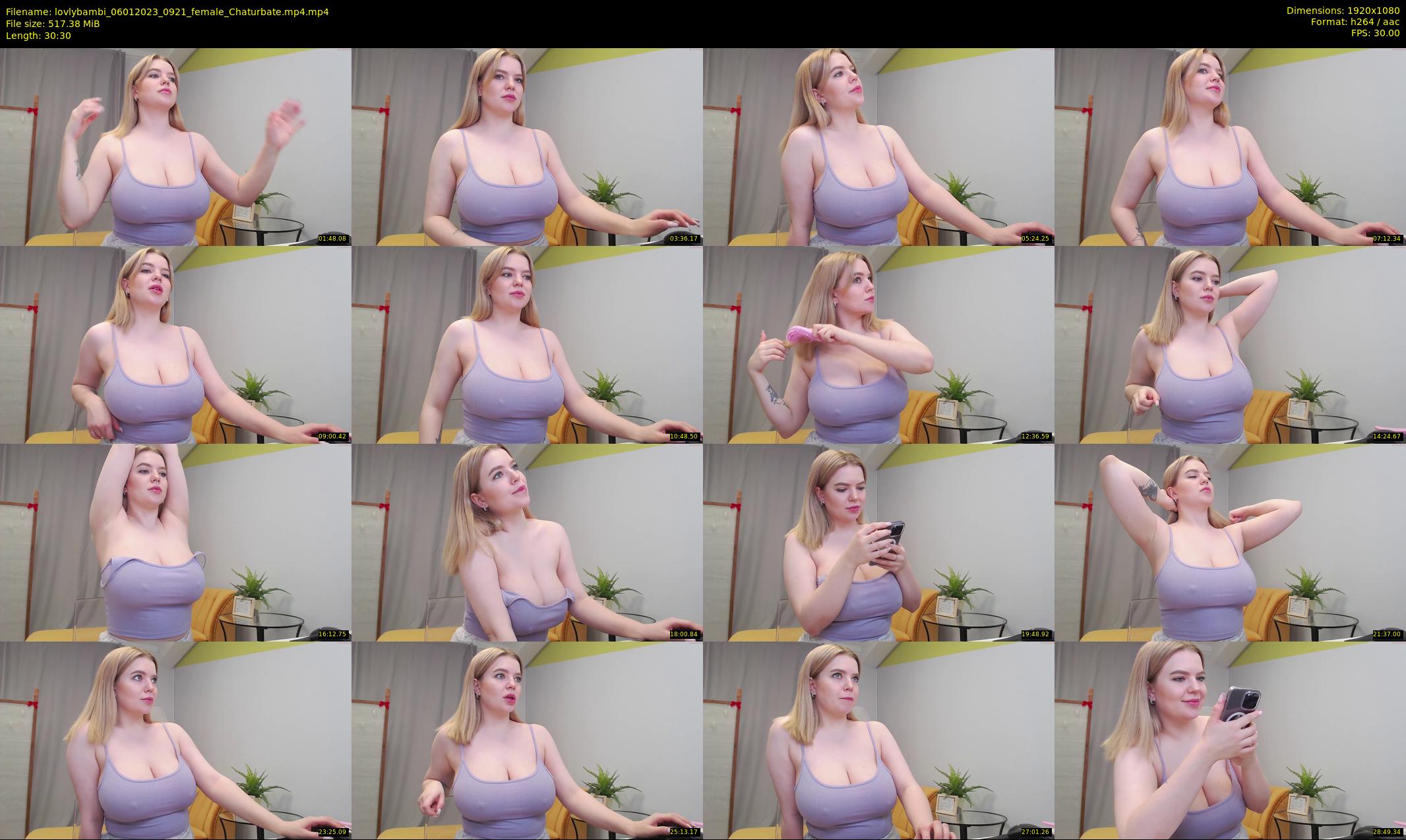 lovlybambi — 31 minute Chaturbate female cam show recording, 1080p, Jan 6, 2023