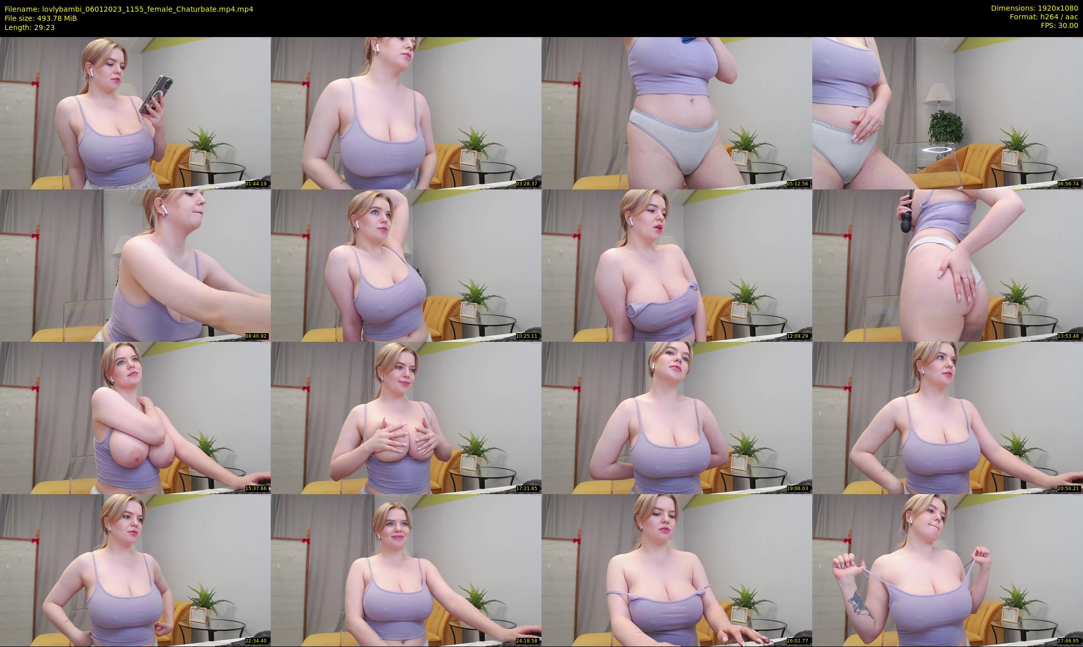 lovlybambi — 30 minute Chaturbate female cam show recording, 1080p, Jan 6, 2023