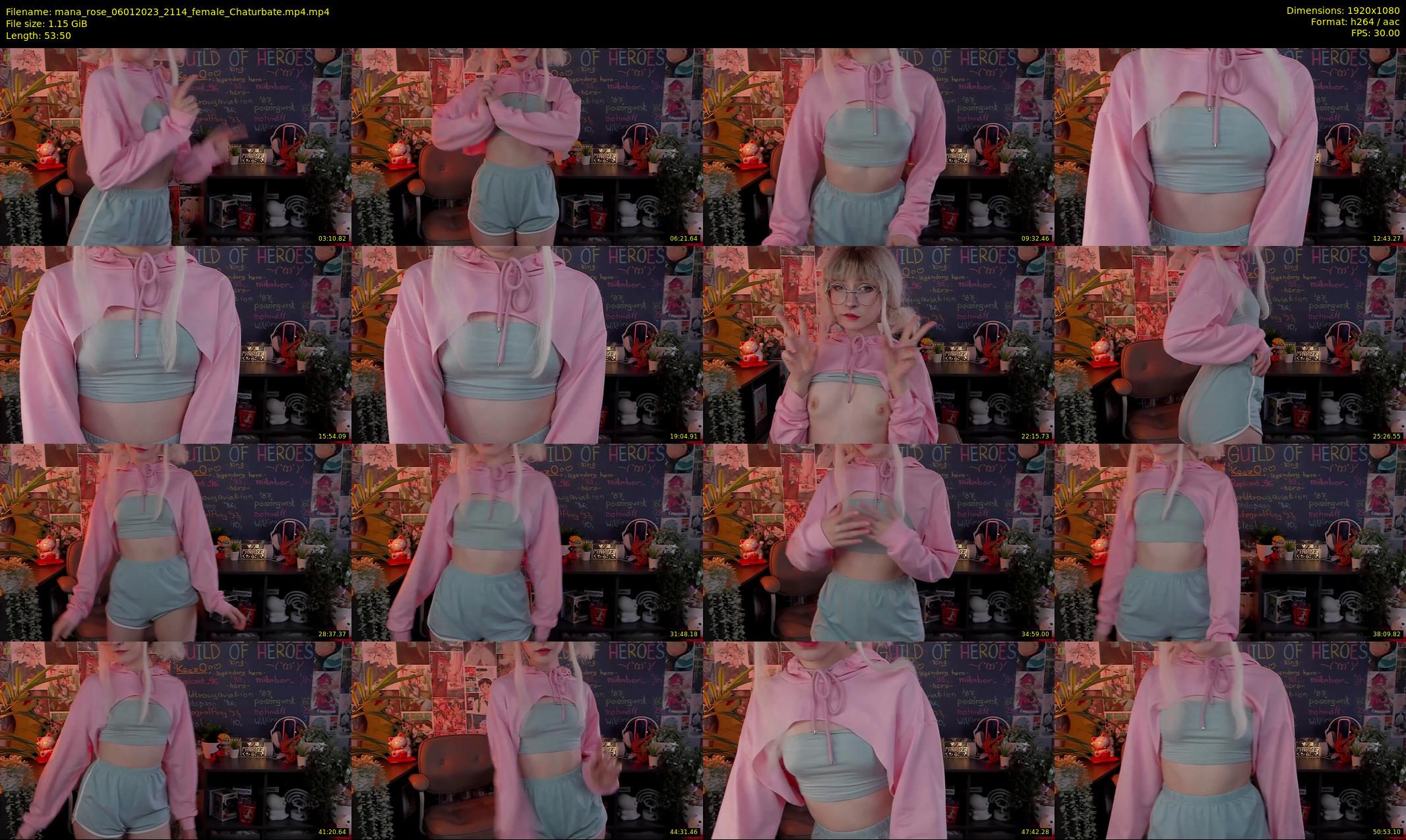 mana_rose — 54 minute Chaturbate female cam show recording, 1080p, Jan 6, 2023
