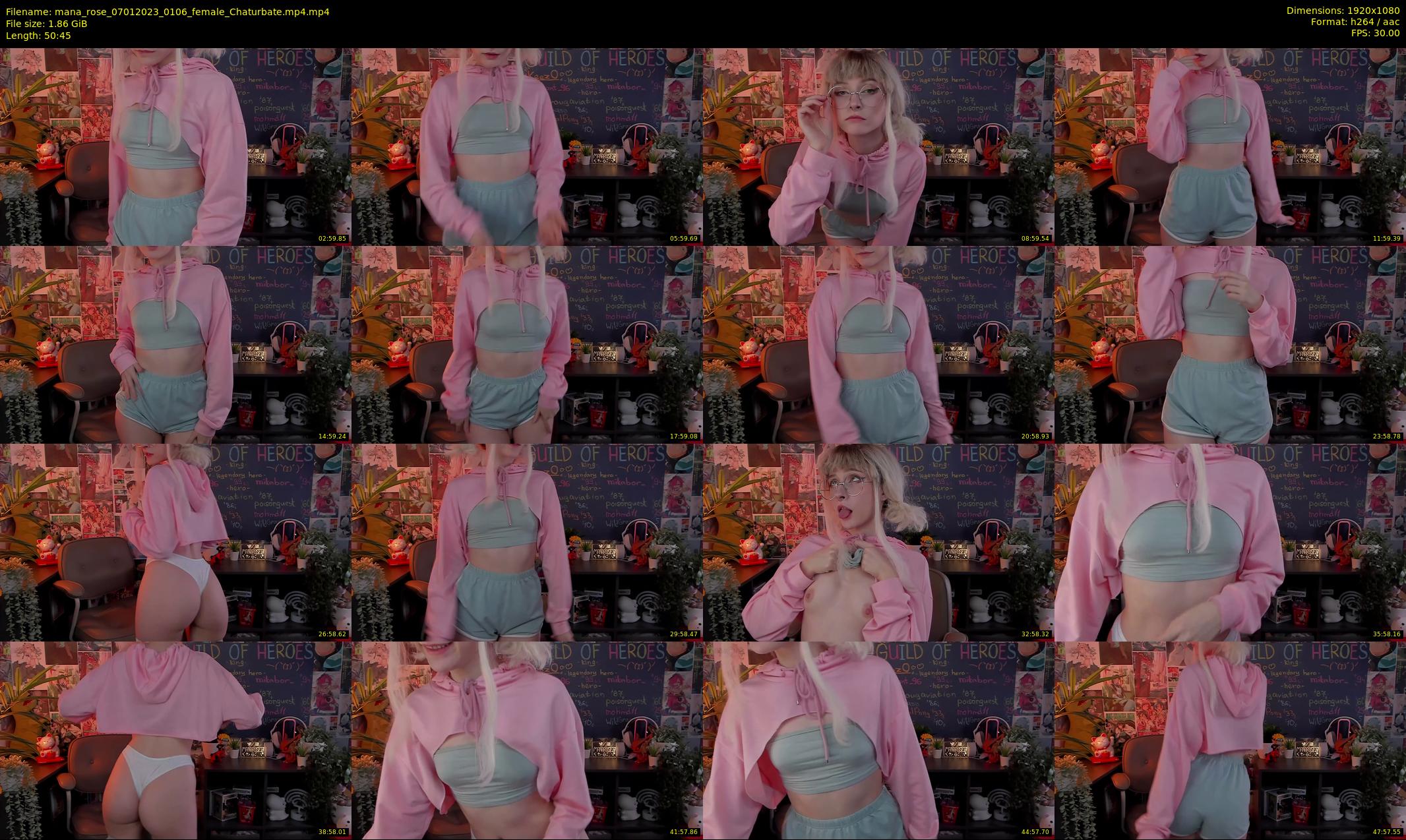 mana_rose — 51 minute Chaturbate female cam show recording, 1080p, Jan 7, 2023
