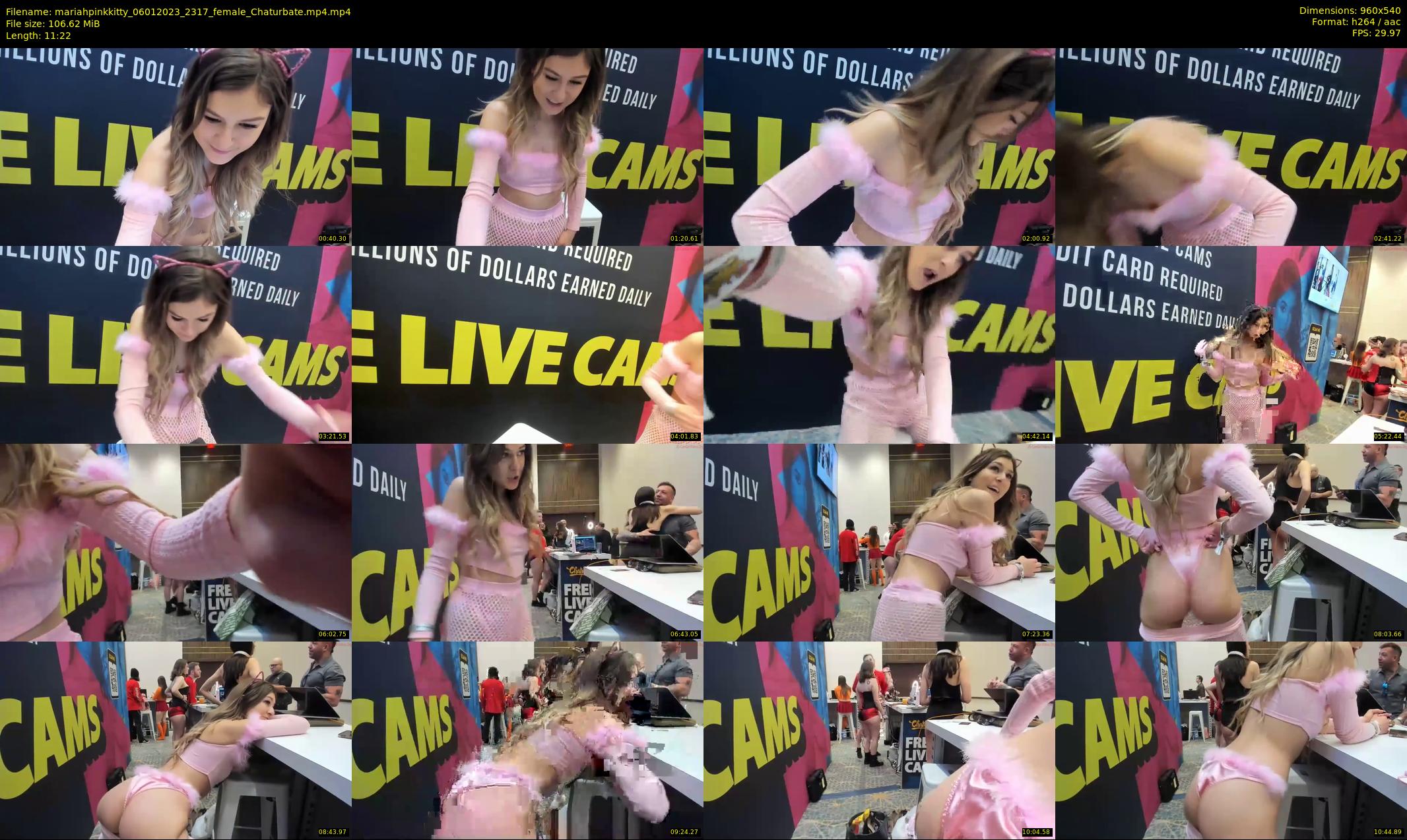mariahpinkkitty — 12 minute Chaturbate female cam show recording, 480p, Jan 6, 2023