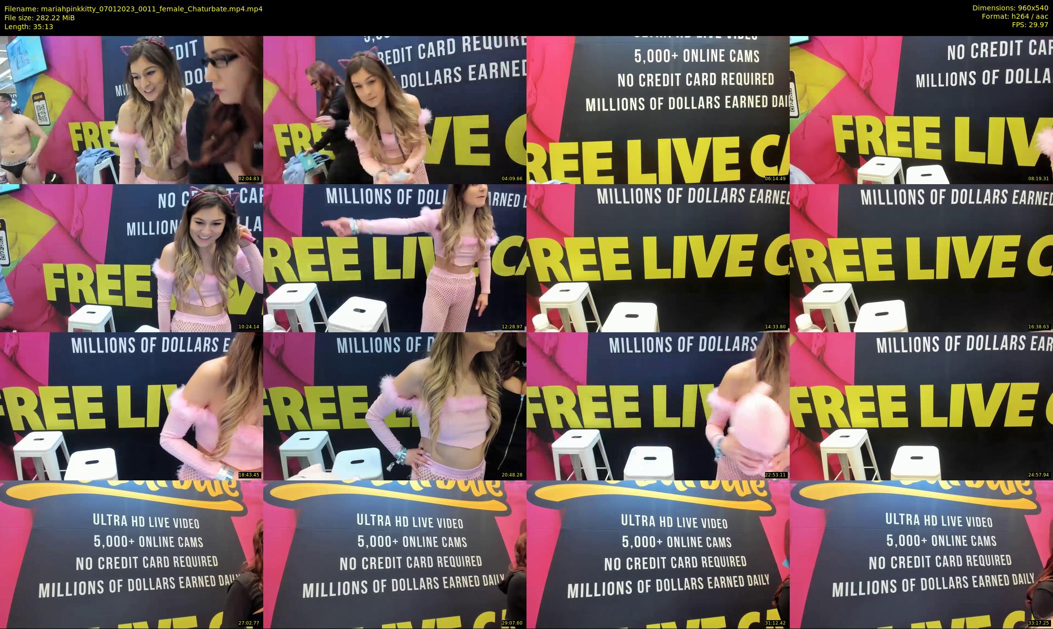 mariahpinkkitty — 36 minute Chaturbate female cam show recording, 480p, Jan 7, 2023