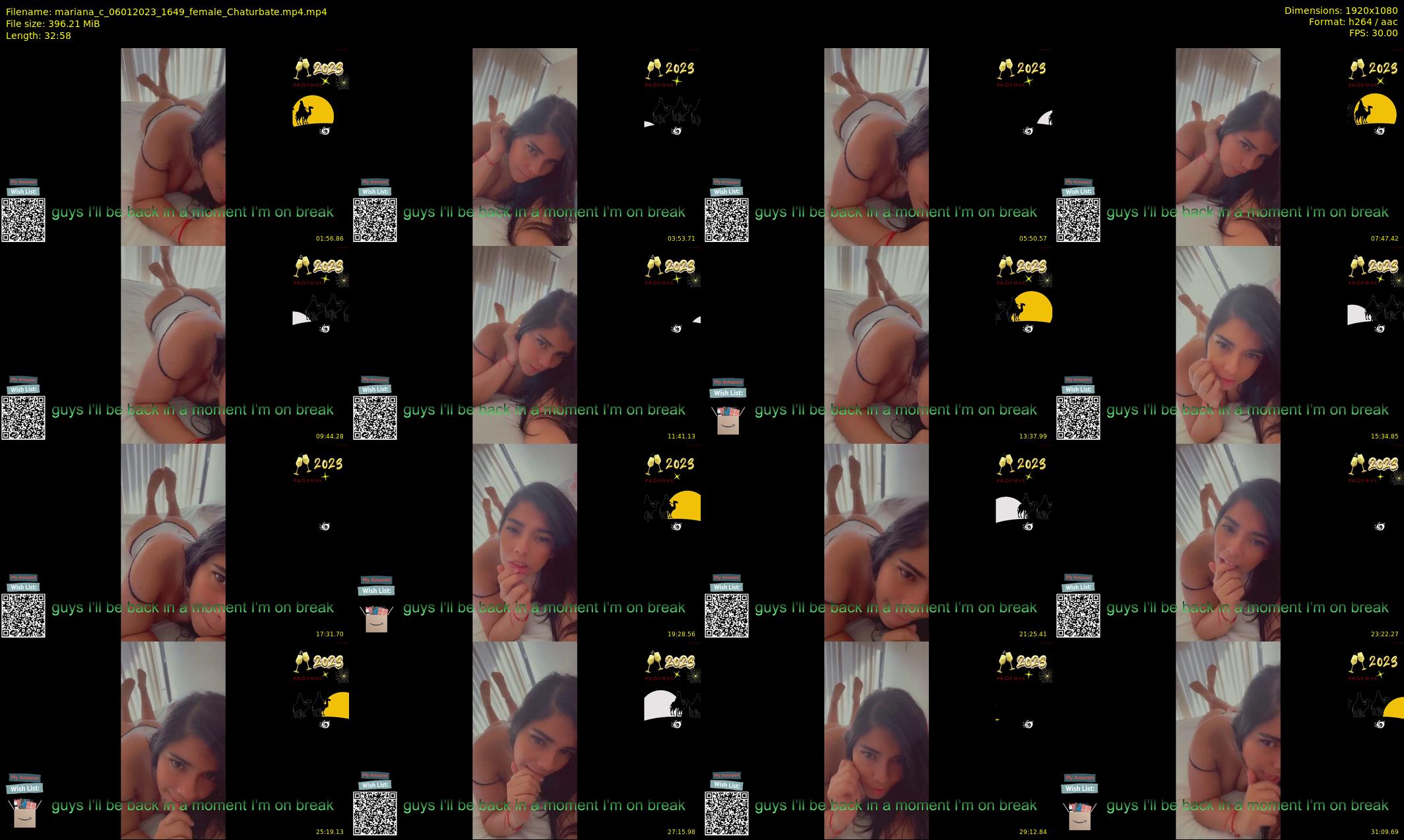 mariana_c — 33 minute Chaturbate female cam show recording, 1080p, Jan 6, 2023