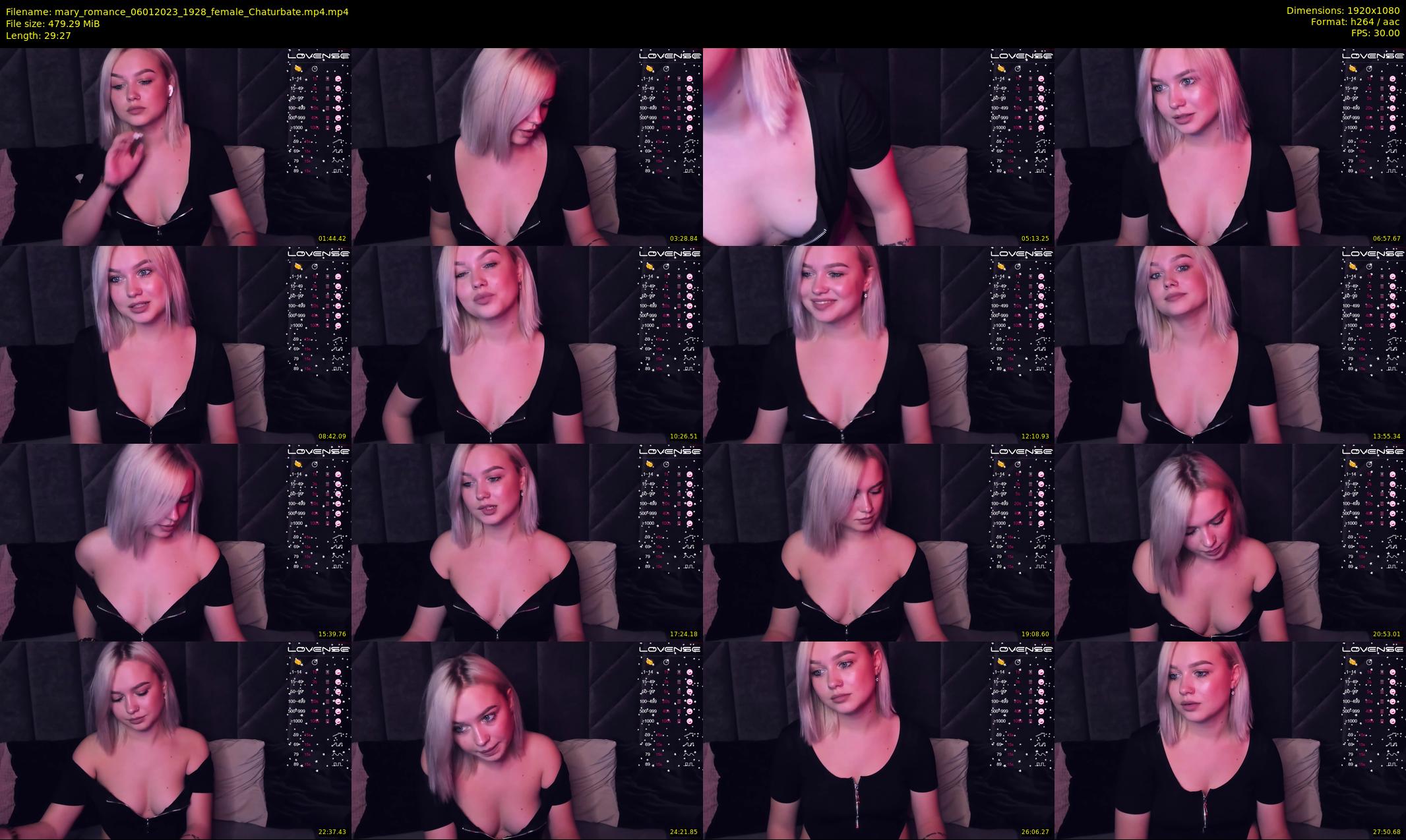 mary_romance — 30 minute Chaturbate female cam show recording, 1080p, Jan 6, 2023