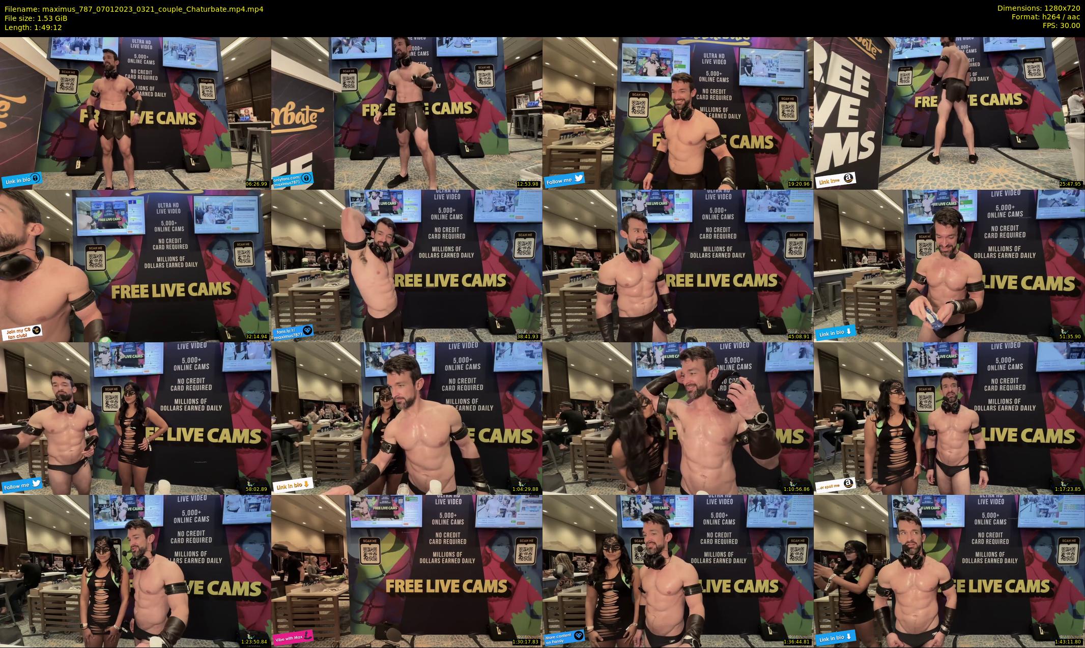 maximus_787 — 110 minute Chaturbate male cam show recording, 720p, Jan 7, 2023
