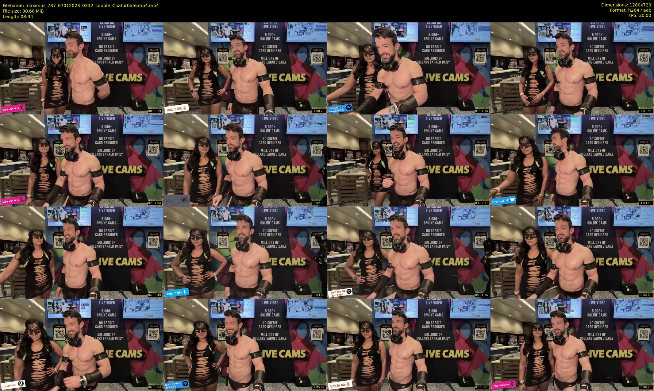 maximus_787 — 9 minute Chaturbate male cam show recording, 720p, Jan 7, 2023