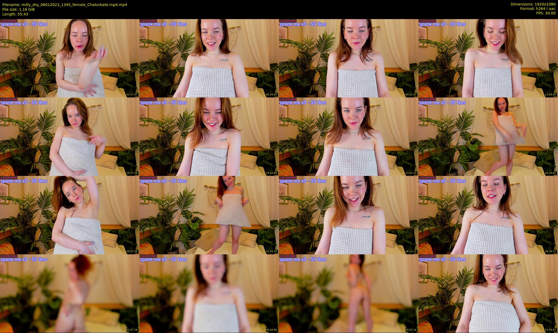 milly_shy — 56 minute Chaturbate female cam show recording, 1080p, Jan 6, 2023