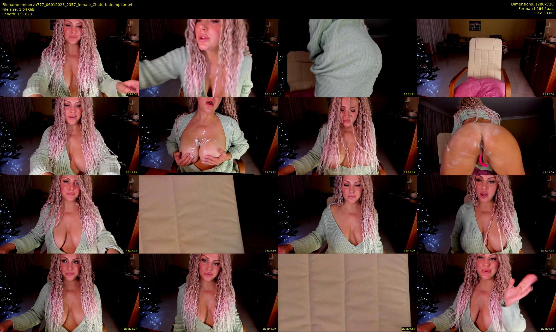 minerva777 — 91 minute Chaturbate female cam show recording, 720p, Jan 6, 2023
