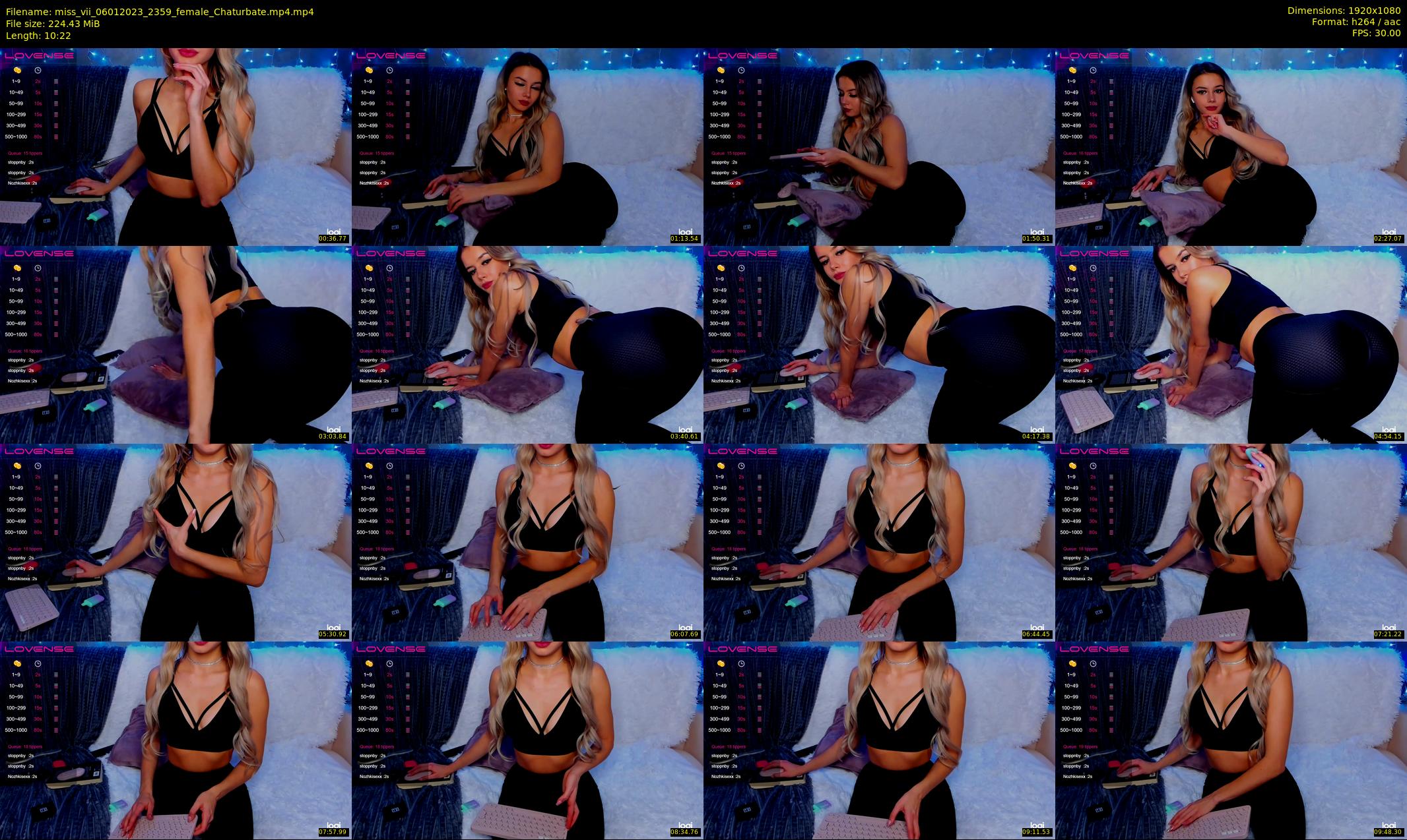 miss_vii — 11 minute Chaturbate female cam show recording, 1080p, Jan 6, 2023
