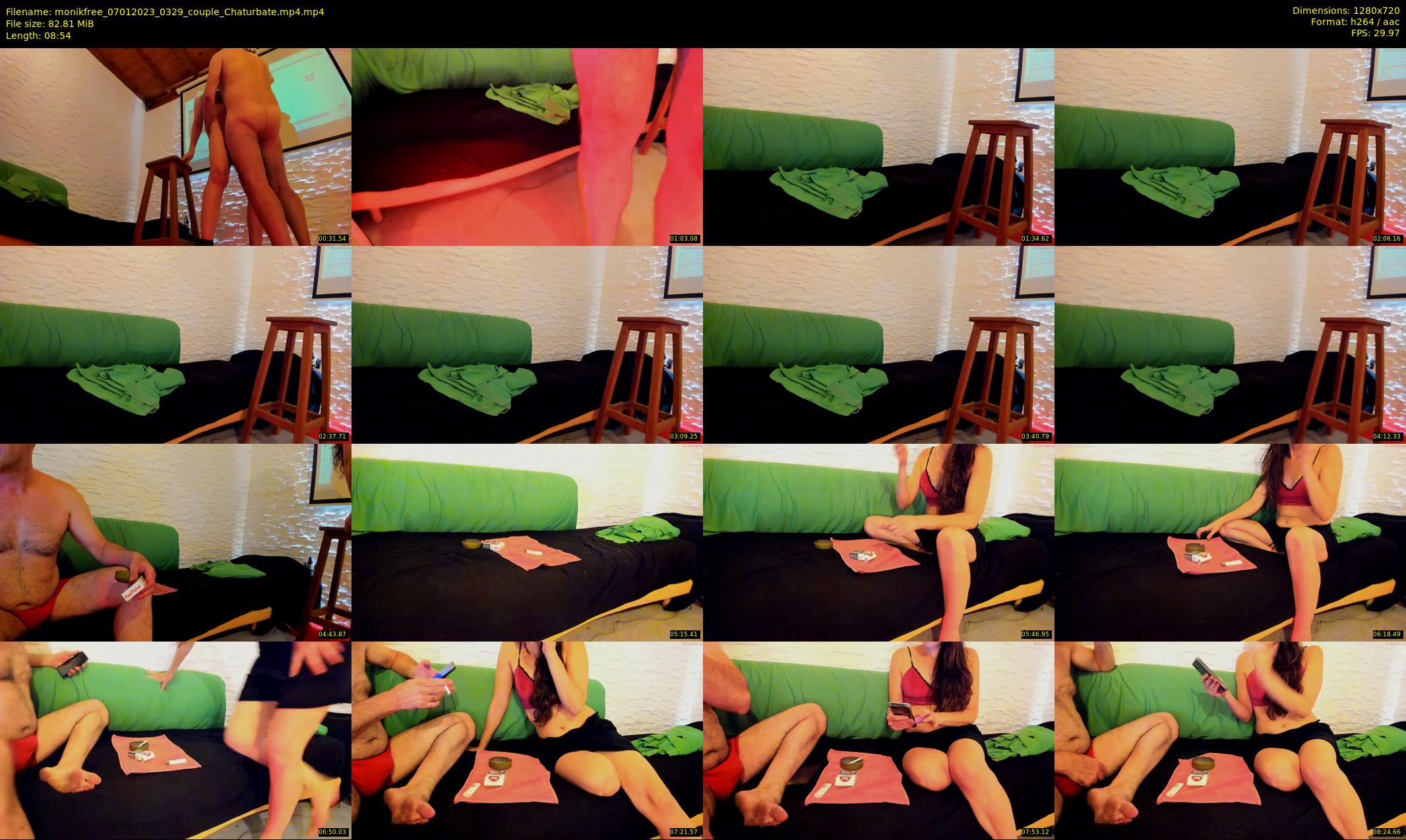 monikfree — 9 minute Chaturbate couple cam show recording, 720p, Jan 7, 2023