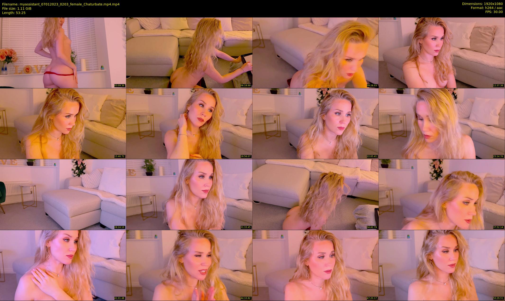 myassistant — 54 minute Chaturbate female cam show recording, 1080p, Jan 7, 2023