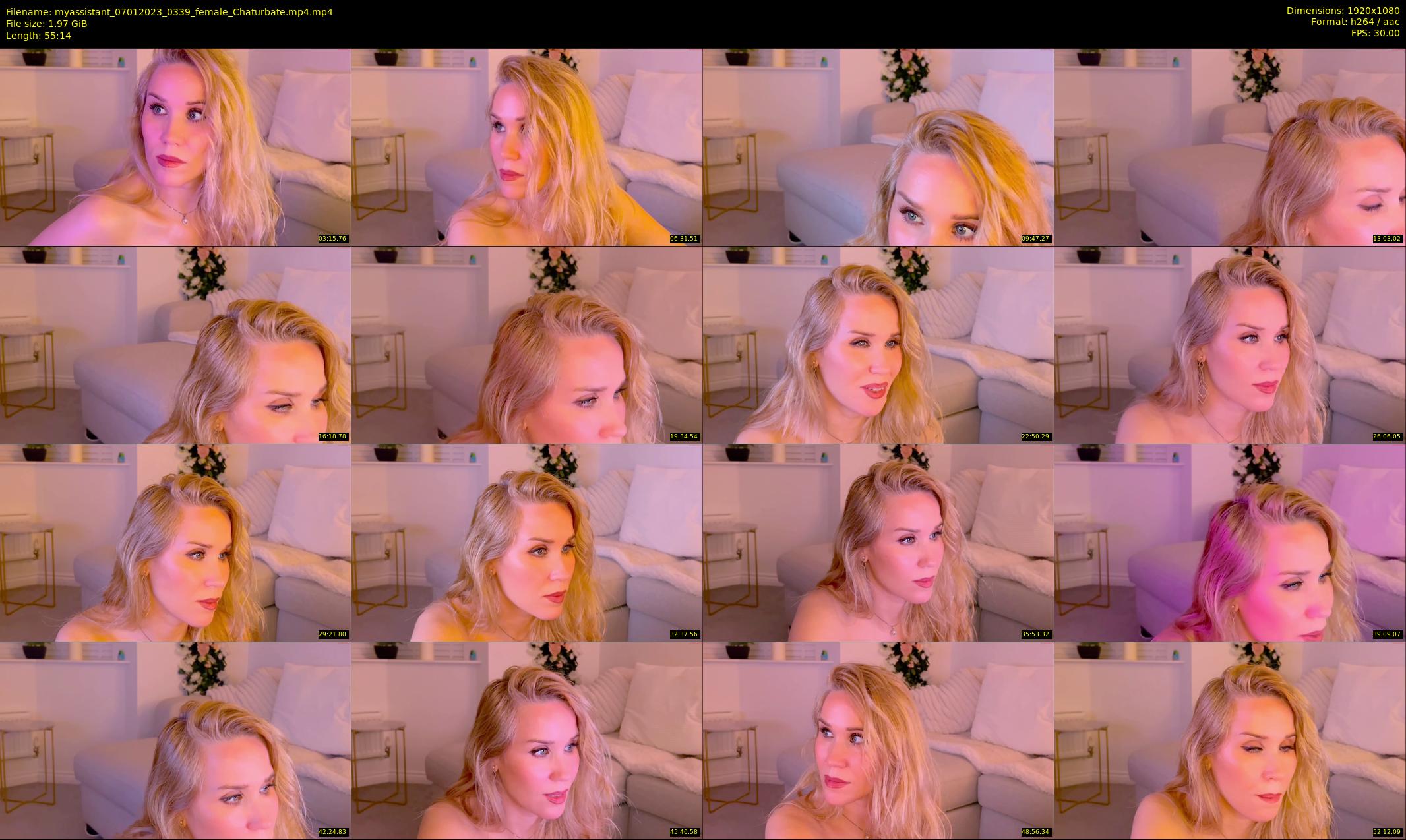 myassistant — 56 minute Chaturbate female cam show recording, 1080p, Jan 7, 2023