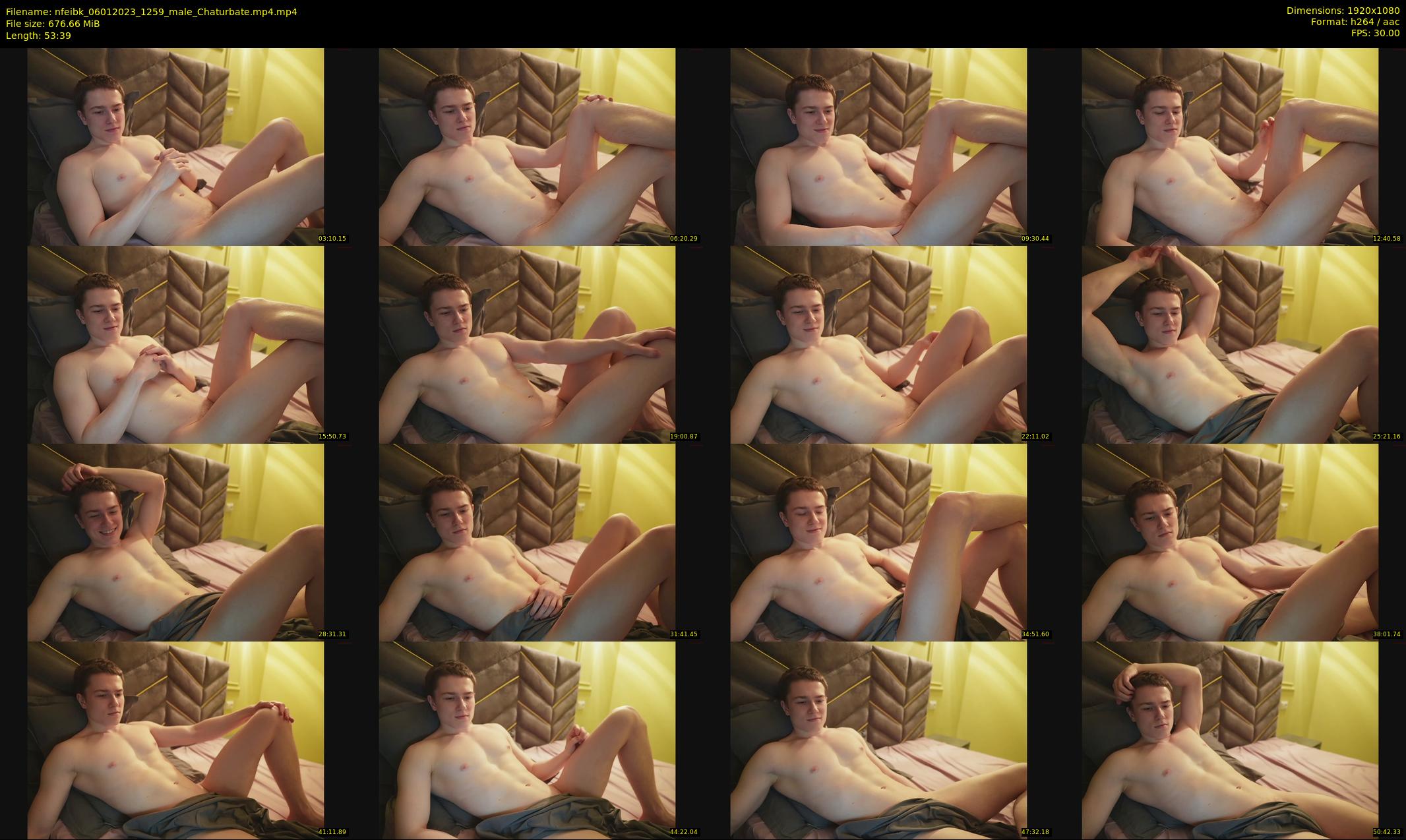 nfeibk — 54 minute Chaturbate male cam show recording, 1080p, Jan 6, 2023
