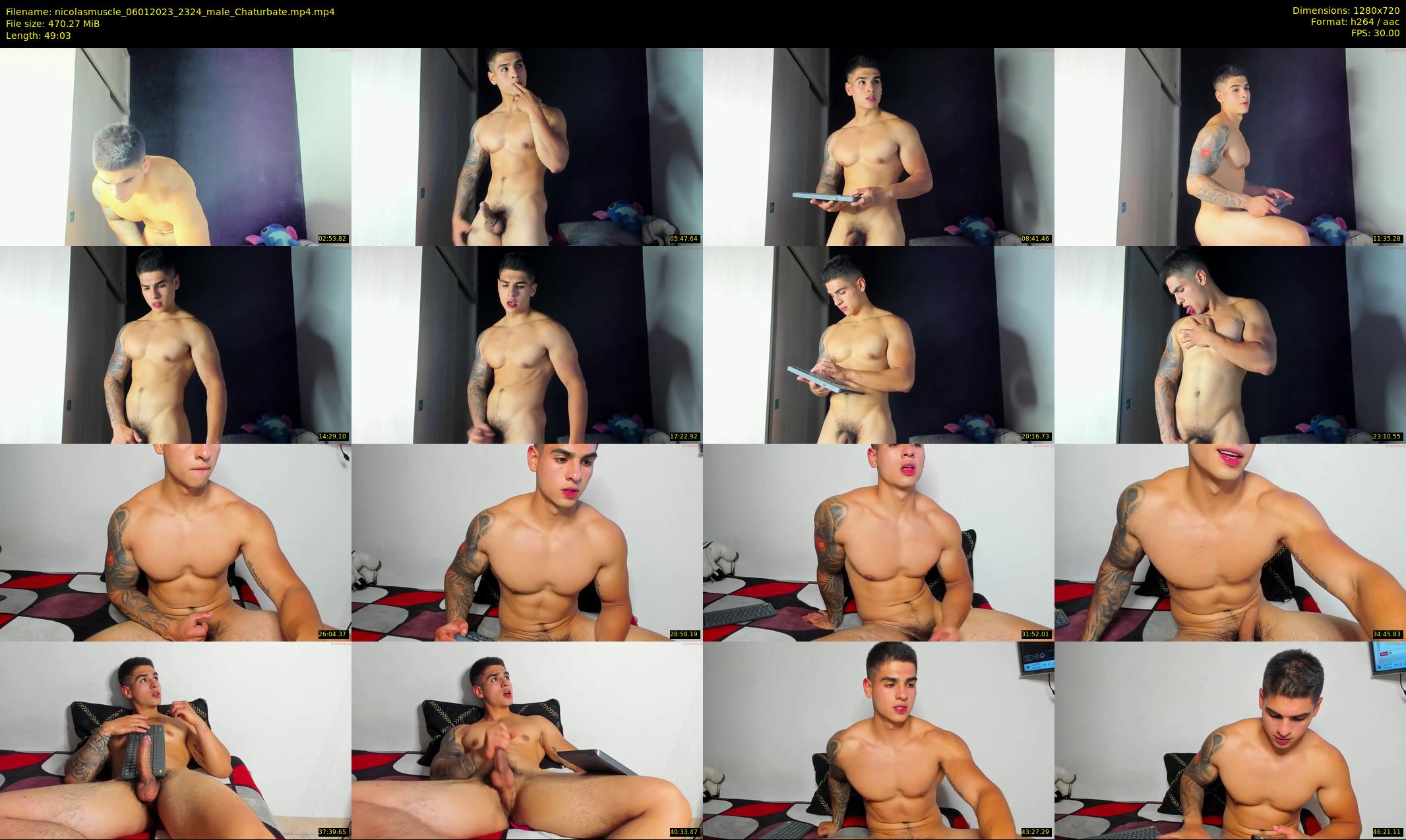 nicolasmuscle — 50 minute Chaturbate male cam show recording, 720p, Jan 6, 2023
