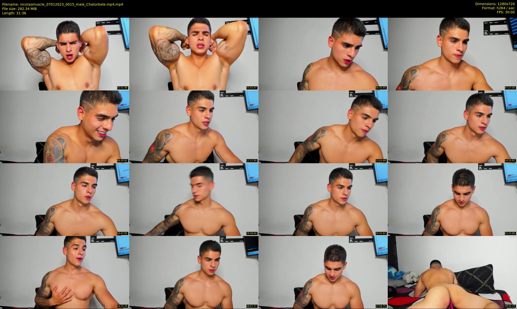 nicolasmuscle — 32 minute Chaturbate male cam show recording, 720p, Jan 7, 2023