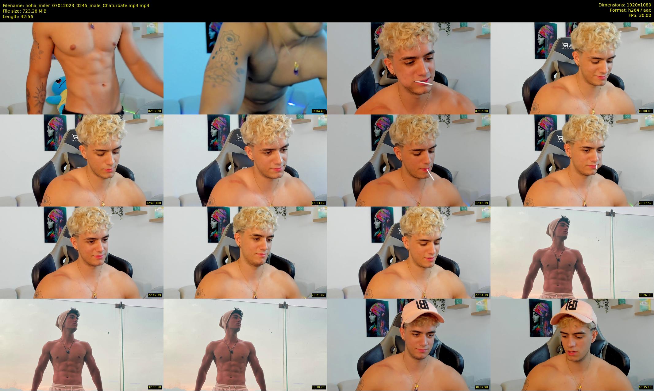 noha_miler — 43 minute Chaturbate male cam show recording, 1080p, Jan 7, 2023