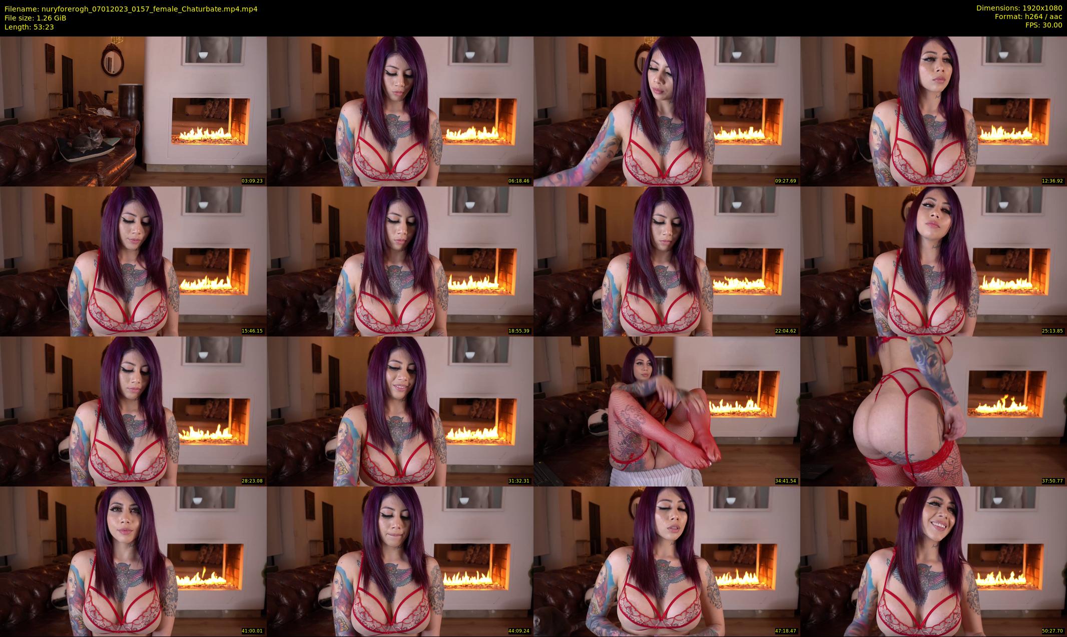 nuryforerogh — 54 minute Chaturbate female cam show recording, 1080p, Jan 7, 2023