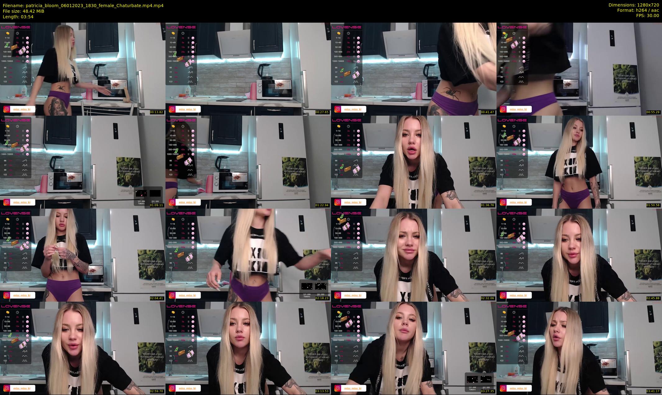 patricia_bloom — 4 minute Chaturbate female cam show recording, 720p, Jan 6, 2023