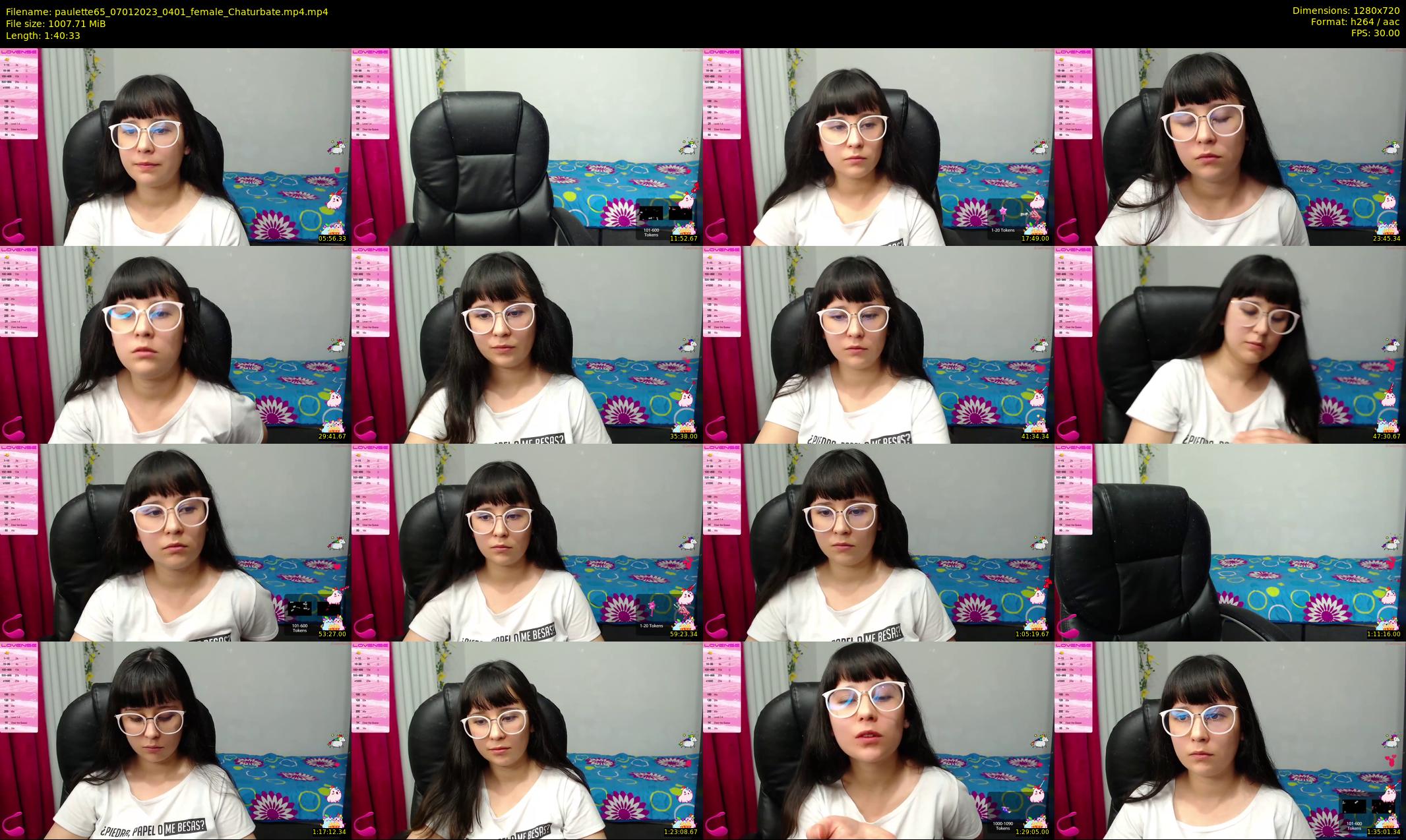 paulette65 — 101 minute Chaturbate female cam show recording, 720p, Jan 7, 2023