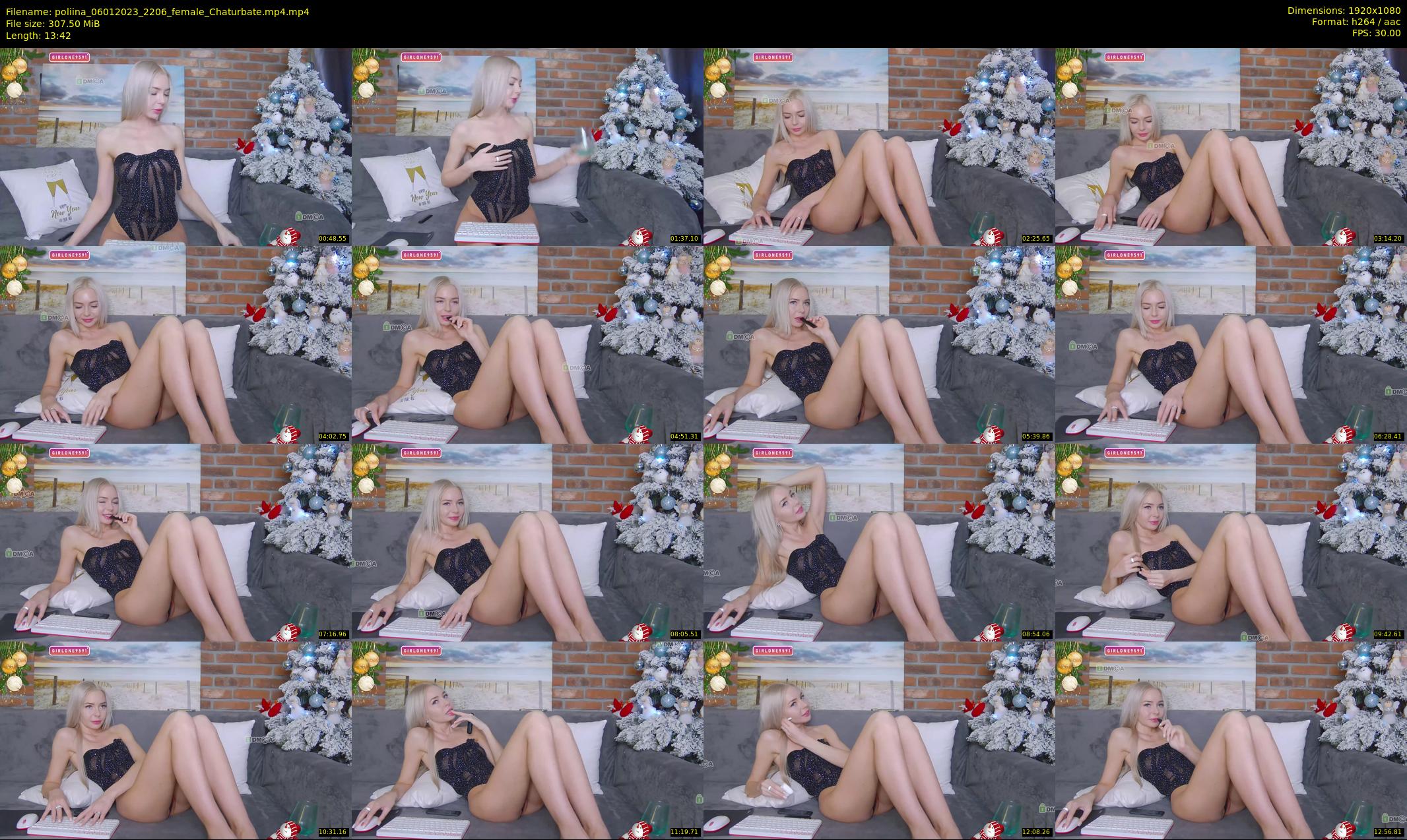poliina — 14 minute Chaturbate female cam show recording, 1080p, Jan 6, 2023