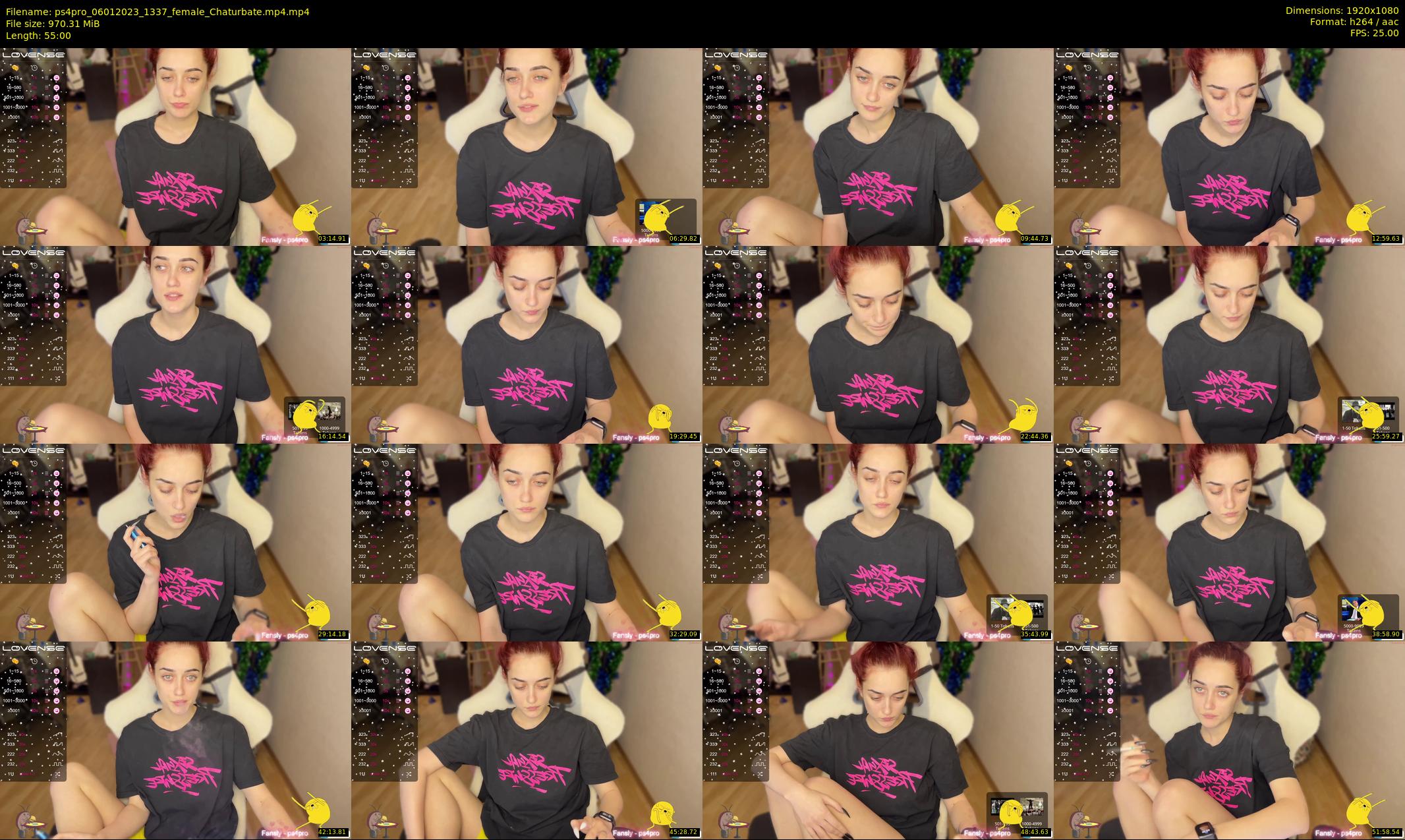ps4pro — 55 minute Chaturbate female cam show recording, 1080p, Jan 6, 2023