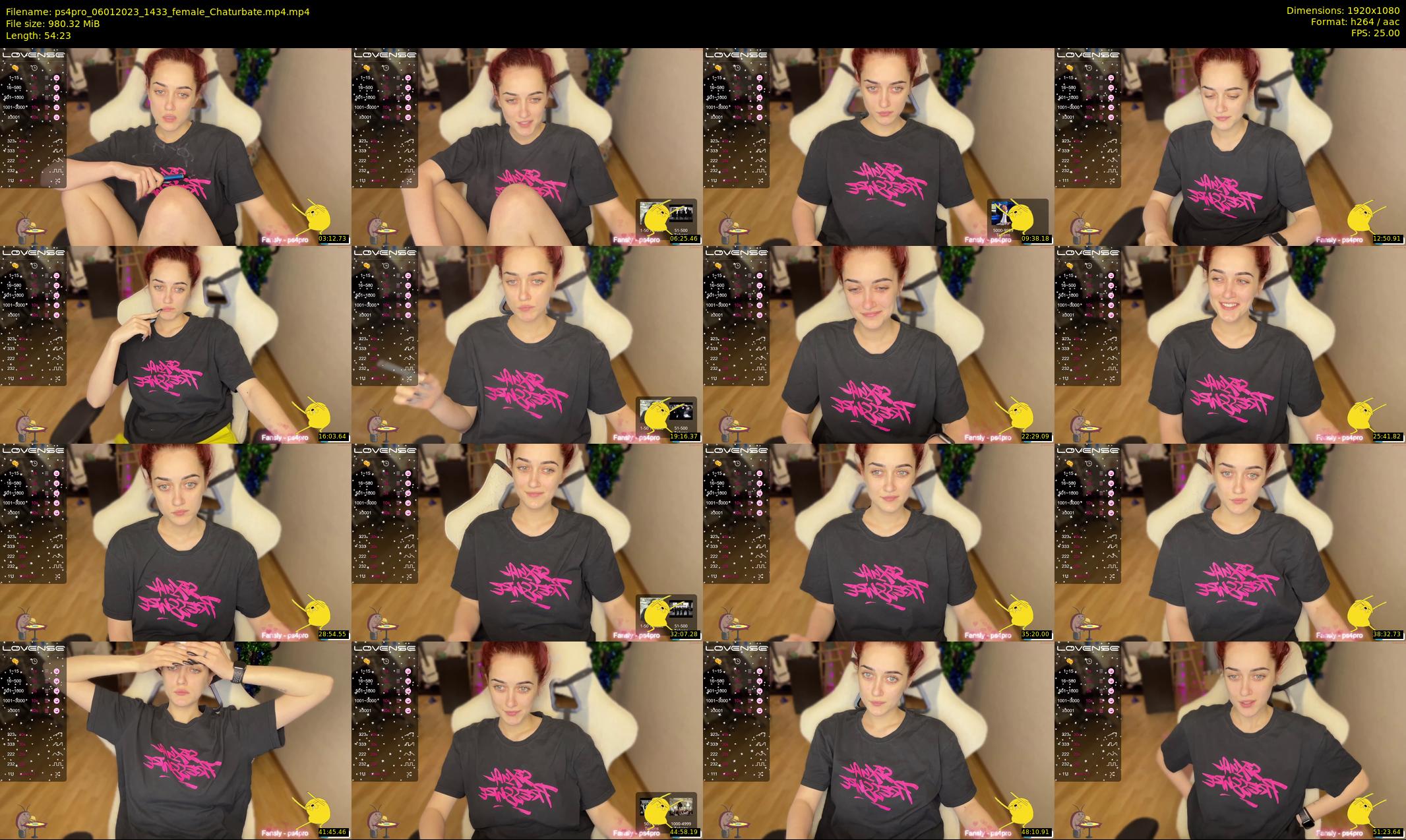 ps4pro — 55 minute Chaturbate female cam show recording, 1080p, Jan 6, 2023