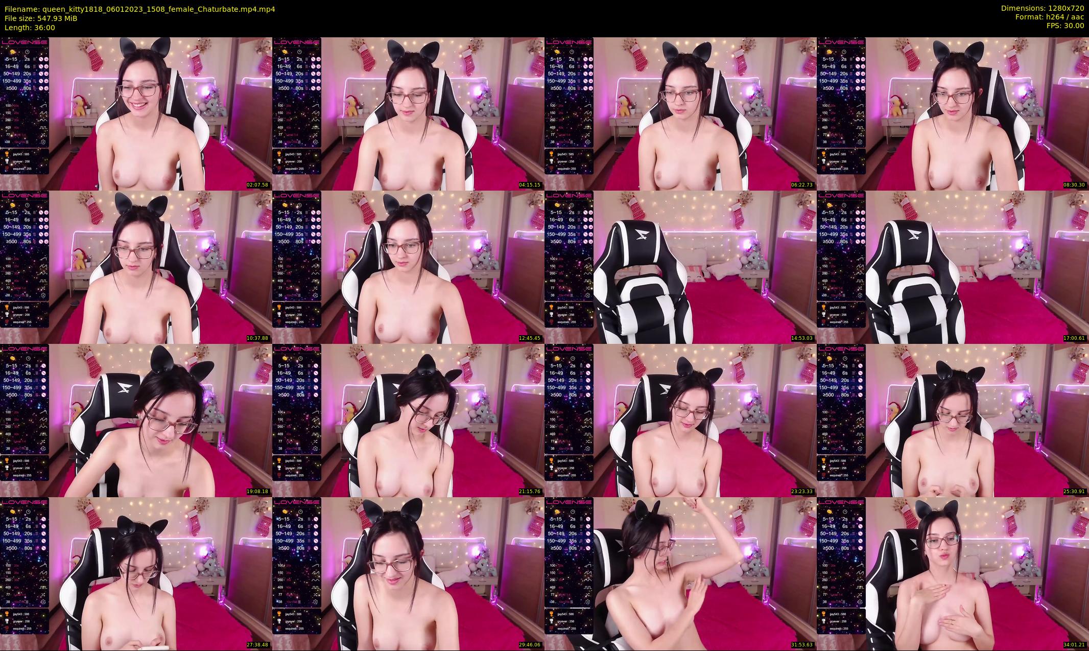 queen_kitty1818 — 36 minute Chaturbate female cam show recording, 720p, Jan 6, 2023