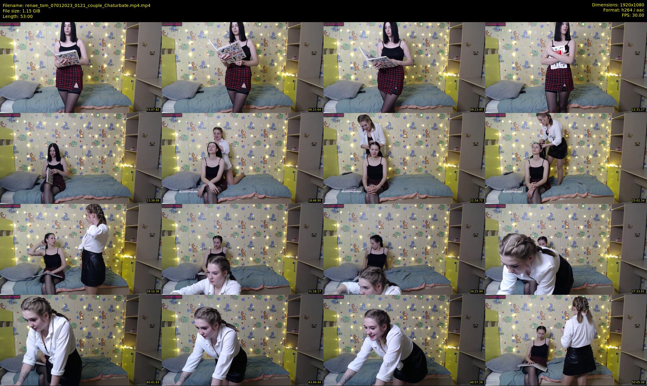 renae_tom — 53 minute Chaturbate couple cam show recording, 1080p, Jan 7, 2023