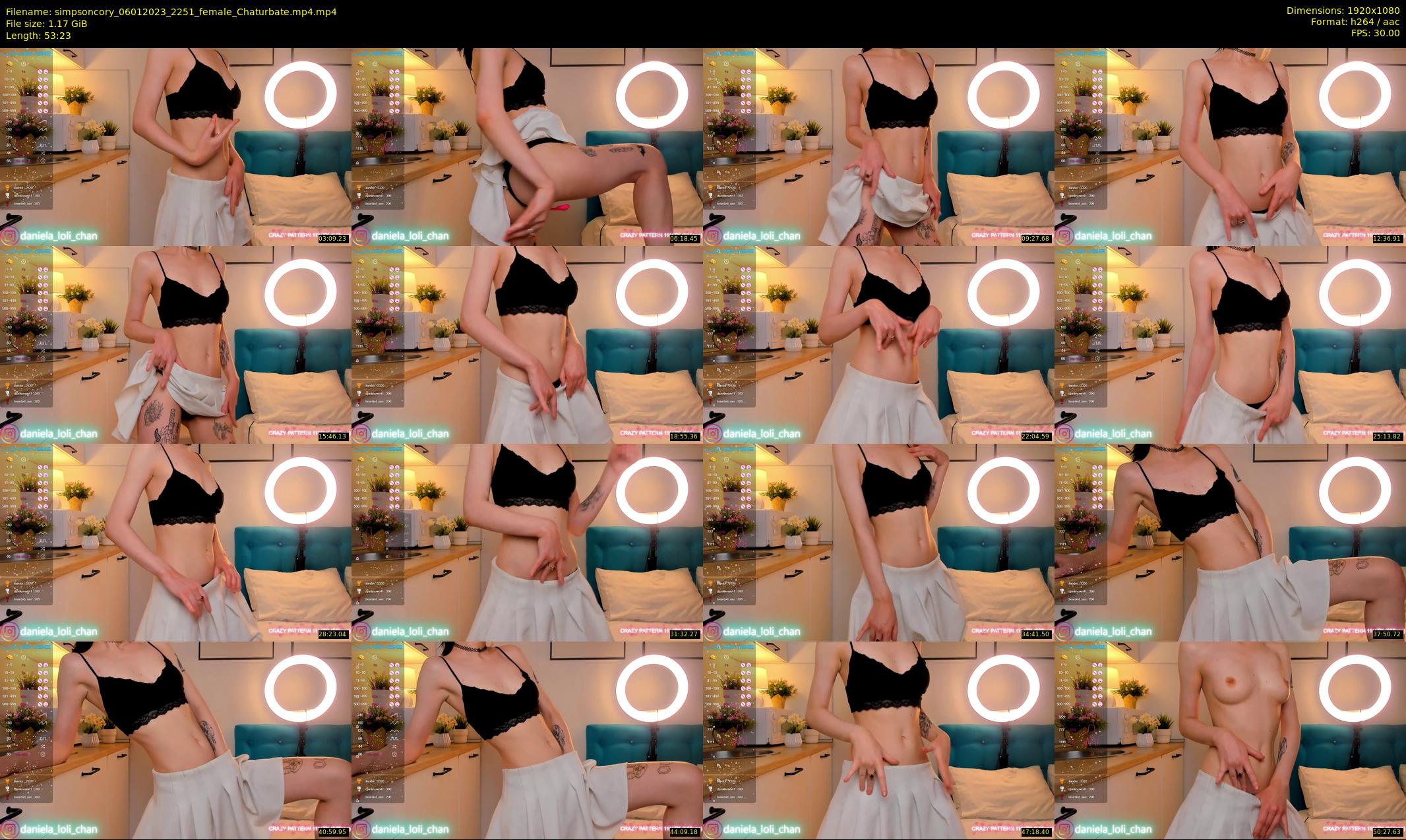 simpsoncory — 54 minute Chaturbate female cam show recording, 1080p, Jan 6, 2023