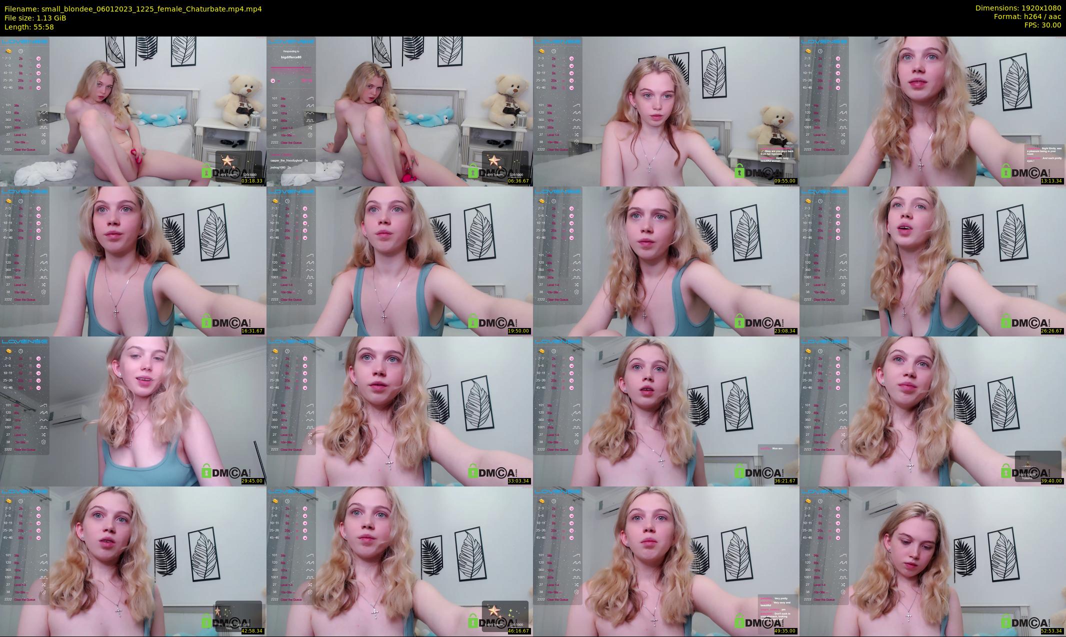 small_blondee — 56 minute Chaturbate female cam show recording, 1080p, Jan 6, 2023
